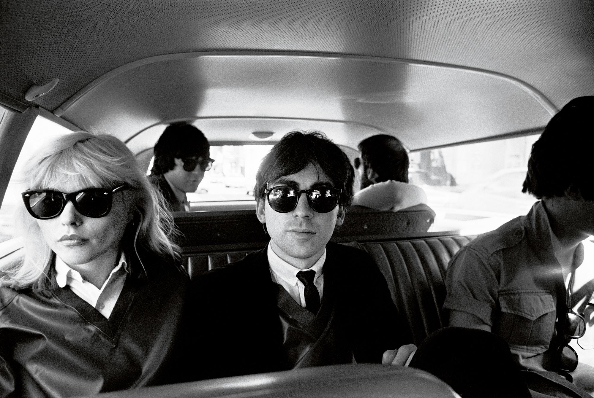 Blondie en route to Golden Gate Park’s Conservatory of Flowers in San Francisco, 1977.