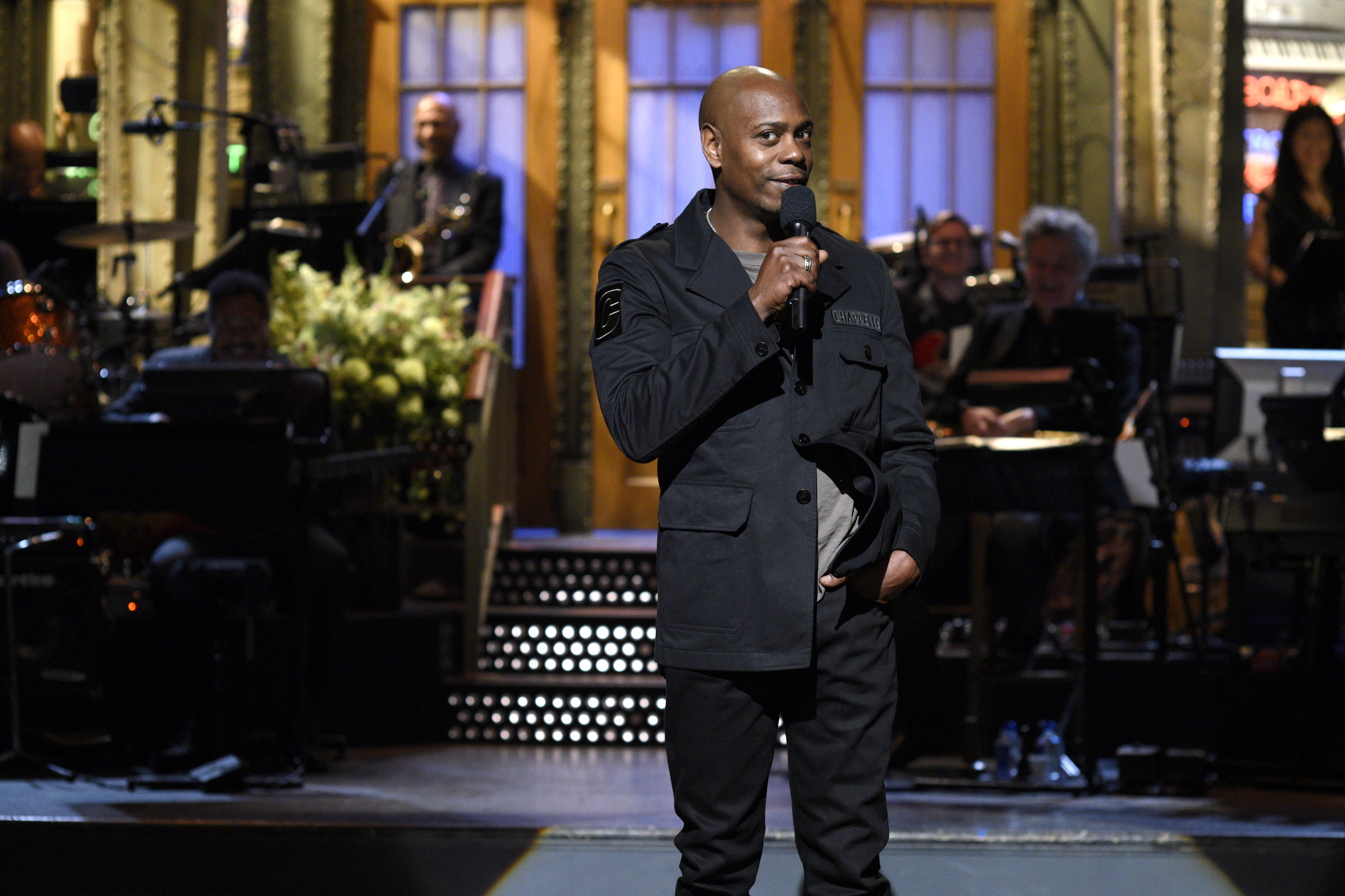Saturday Night Live Host Dave Chappelle during the monologue on November 12, 2016. (NBC—NBCU Photo Bank via Getty Images)