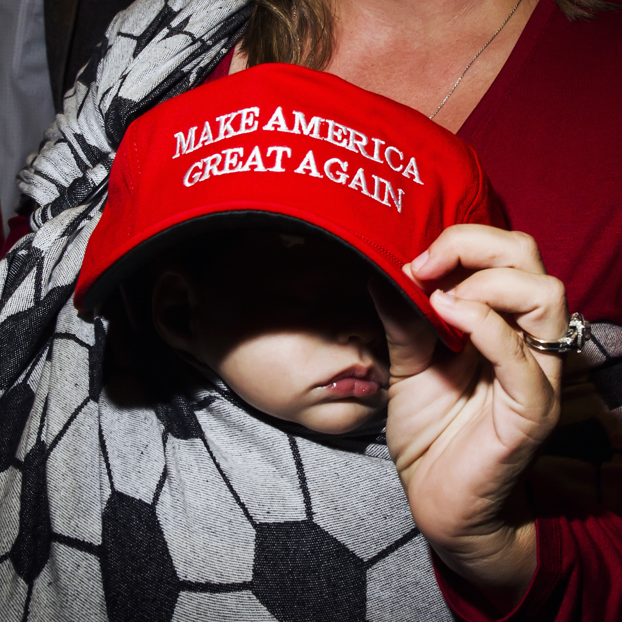 Scenes at an election night party for Republican President-elect Donald Trump on Tuesday, Nov. 8, 2016 in New York's Manhattan borough. (Dina Litovsky for TIME)