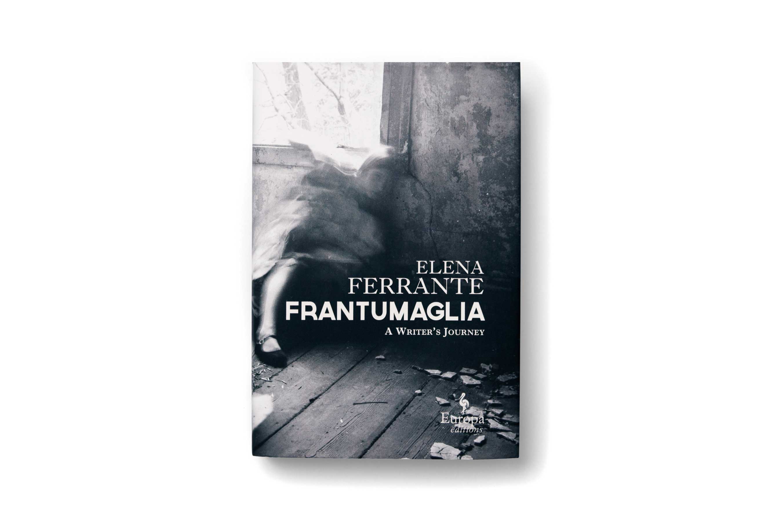 Book cover for 'Frantumaglia' by Elena Ferrante