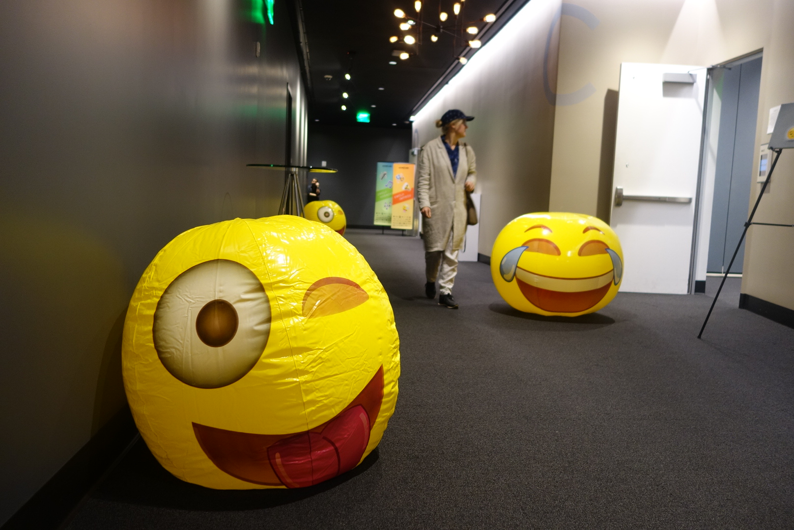 The first emoji convention, Emojicon, was held in San Francisco on Nov. 4 through 6, 2016. (There was emoji art, emoji soap, emoji clothes and emoji bean bags. Katy Steinmetz for TIME)