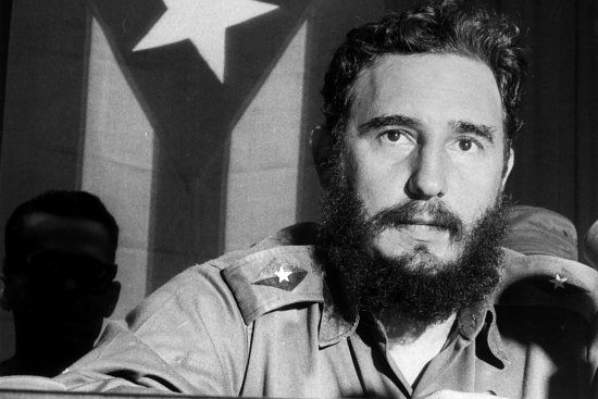 Fidel Castro - Revolutionary, Politician, Cuba*13.08.1926-adressing- 1960ies