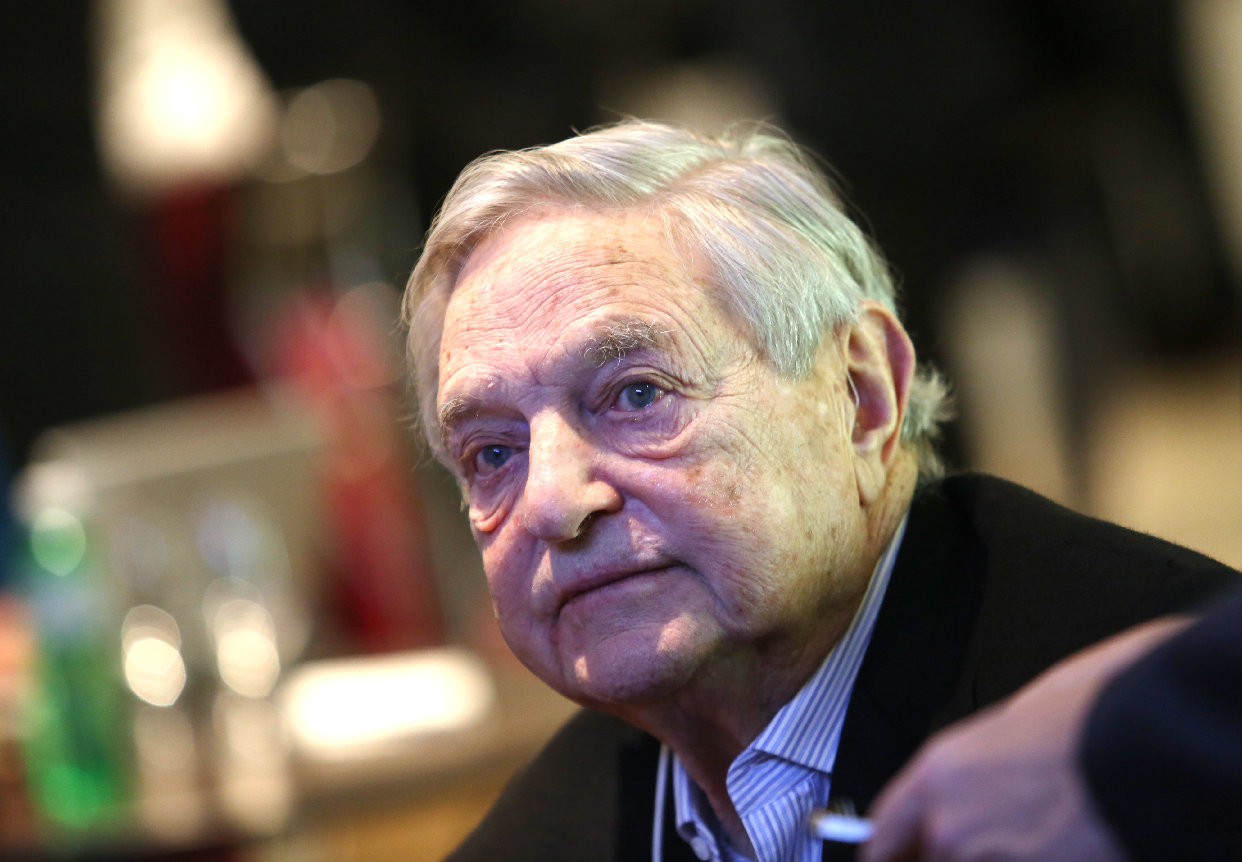 George Soros at the World Economic Forum in Davos, Switzerland, on Jan. 23, 2014 (Chris Ratcliffe—Bloomberg/Getty Images)