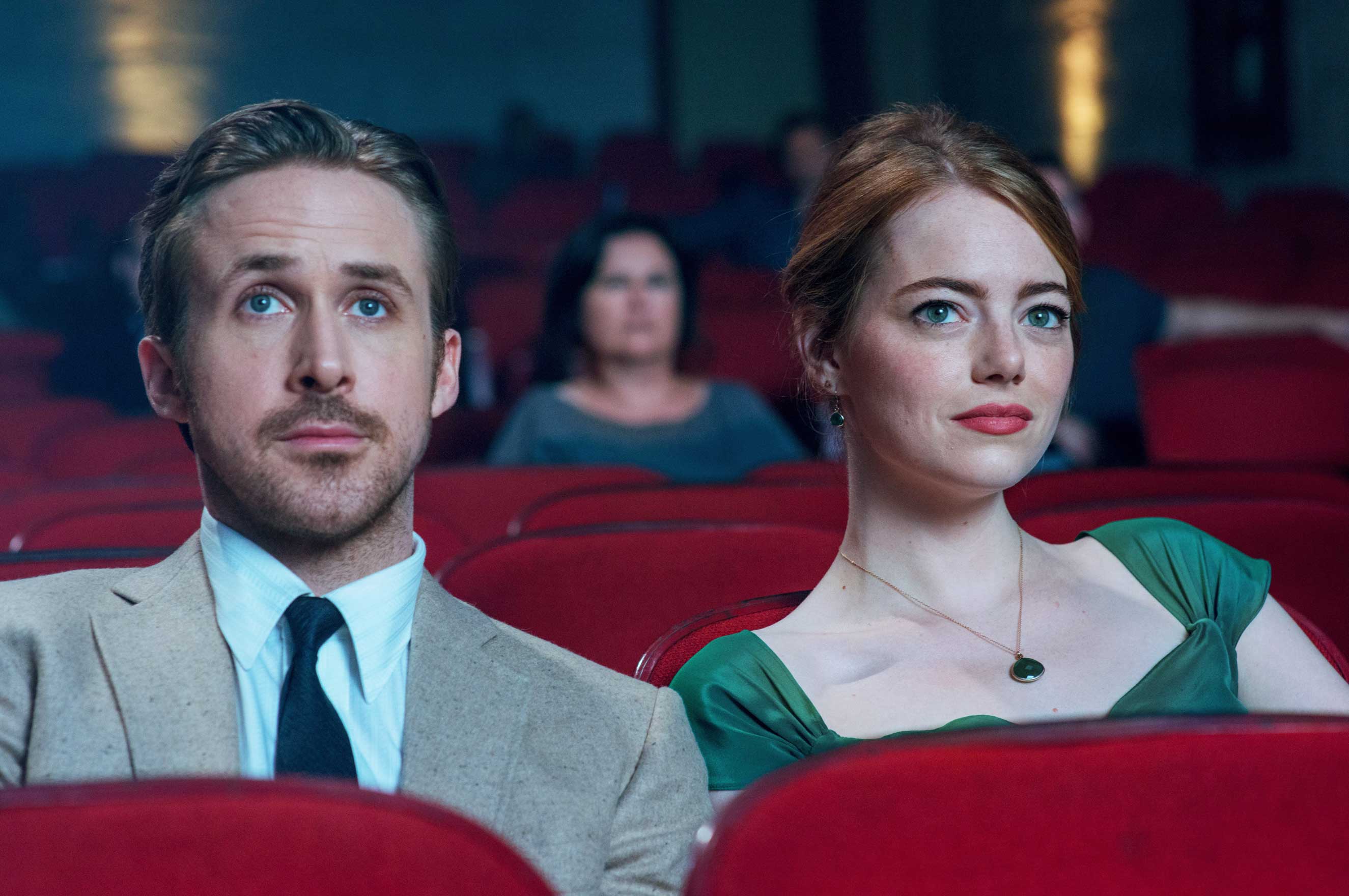 Playing striving artists, Gosling and Stone manage to make La La Land’s musical numbers seem natural (Dale Robinette—Lionsgate)
