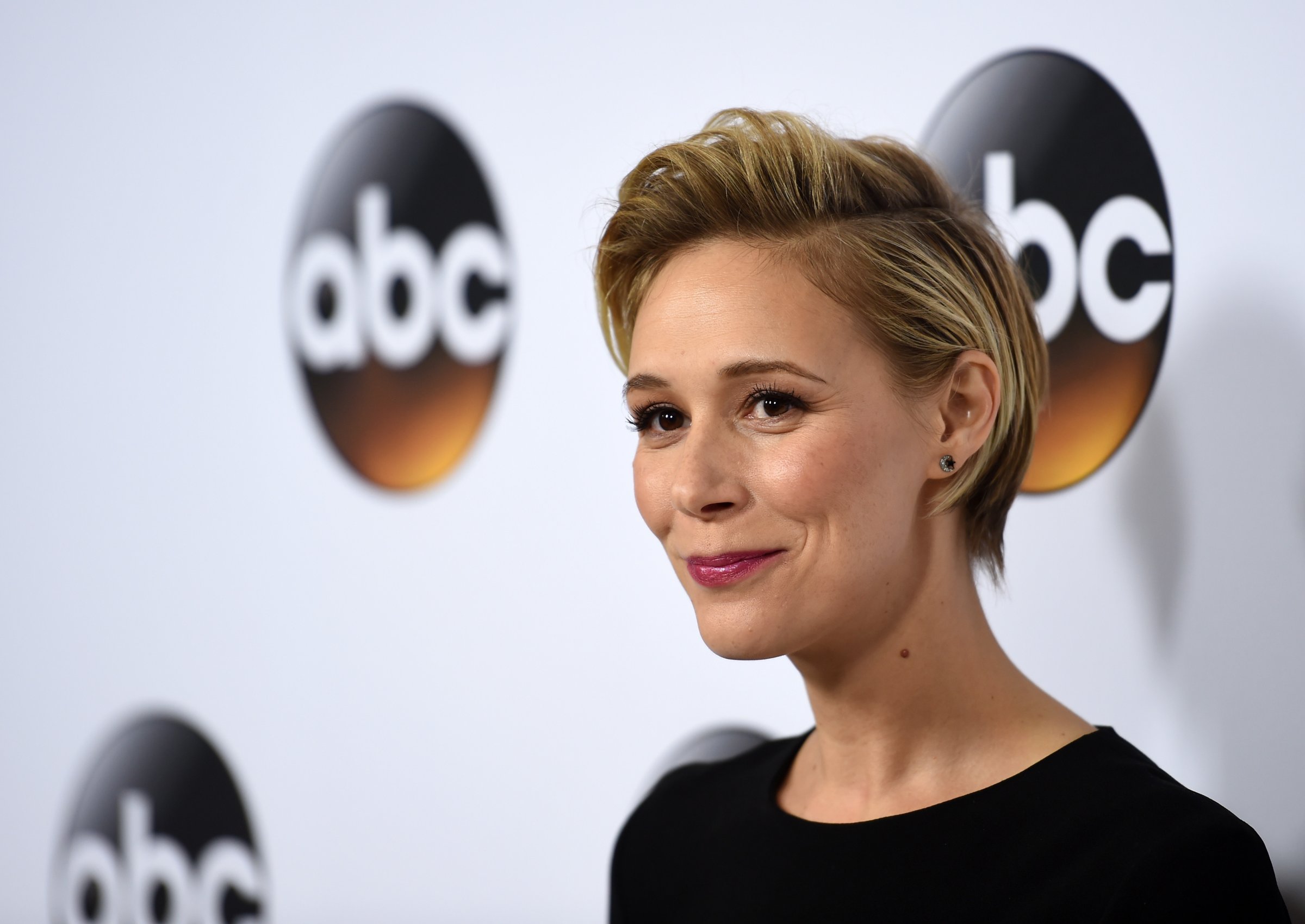 Actress Liza Weil arrives at the ABC TCA "Winter Press Tour 2015" Red Carpet on January 14, 2015 in Pasadena, California.