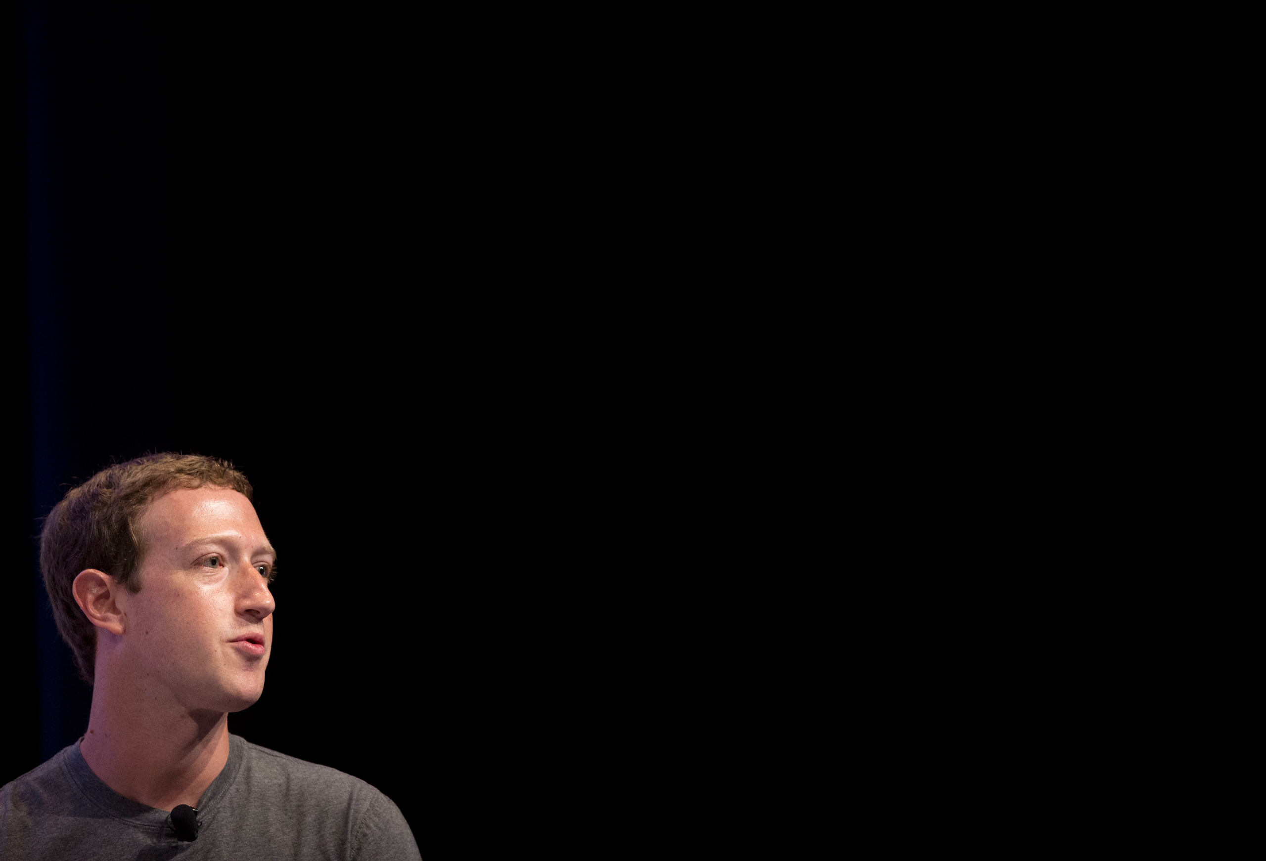 Facebook CEO Mark Zuckerberg at the Global Entrepreneur Summit at Stanford University in Stanford, Calif., on June 24, 2016. (Pablo Martinez Monsivais—AP)