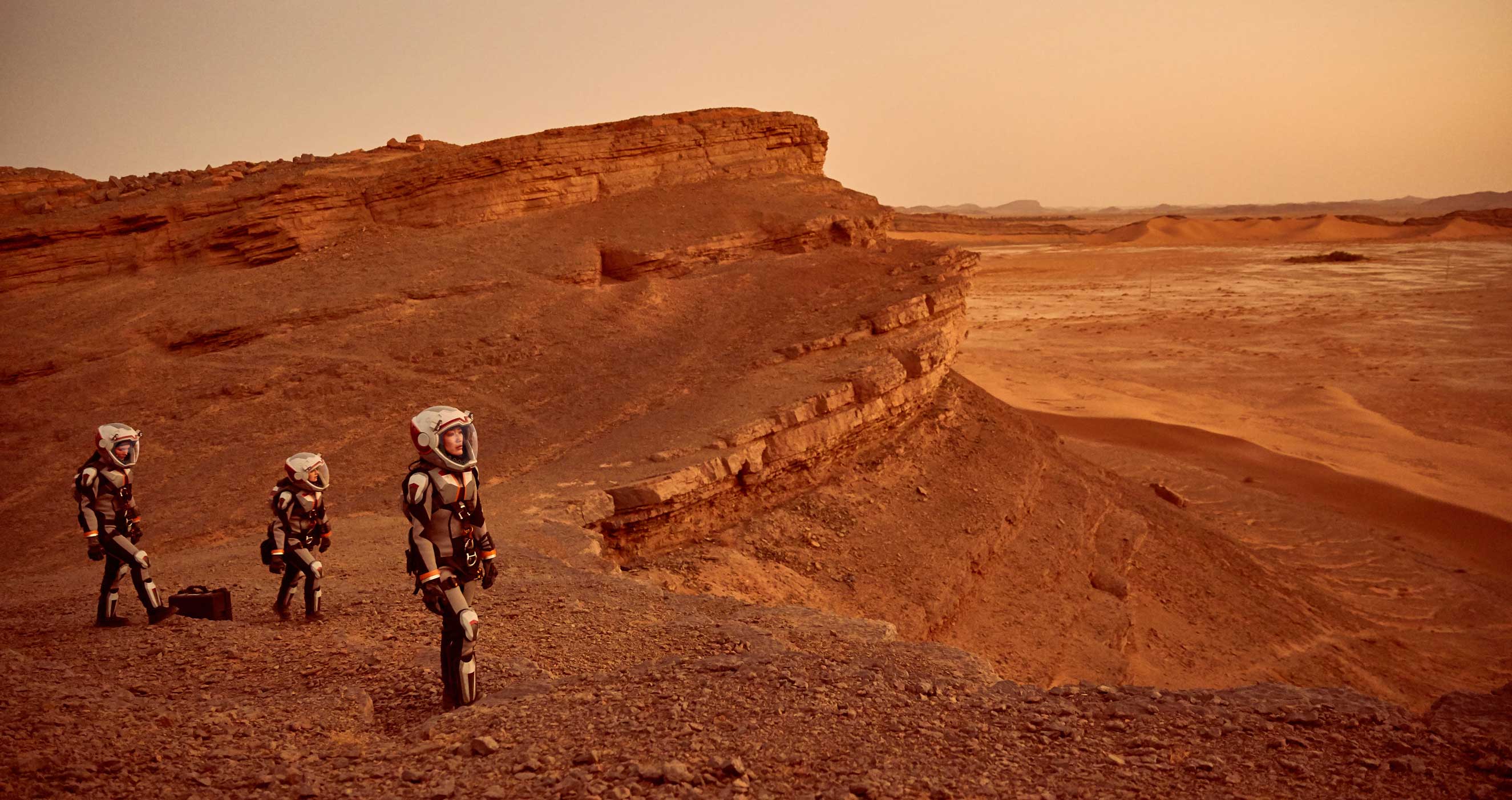 Fictional astronauts land on the Red Planet with technology firmly grounded in current research (National Geographic Channel)
