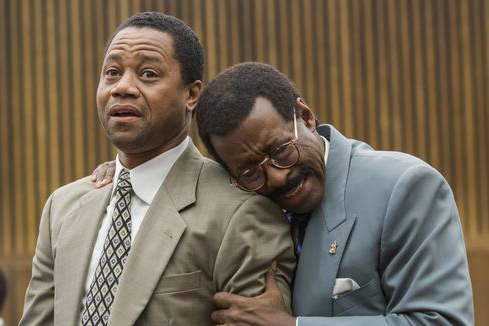Cuba Gooding Jr. and Courtney B. Vance in “The People v. O.J. Simpson.”
