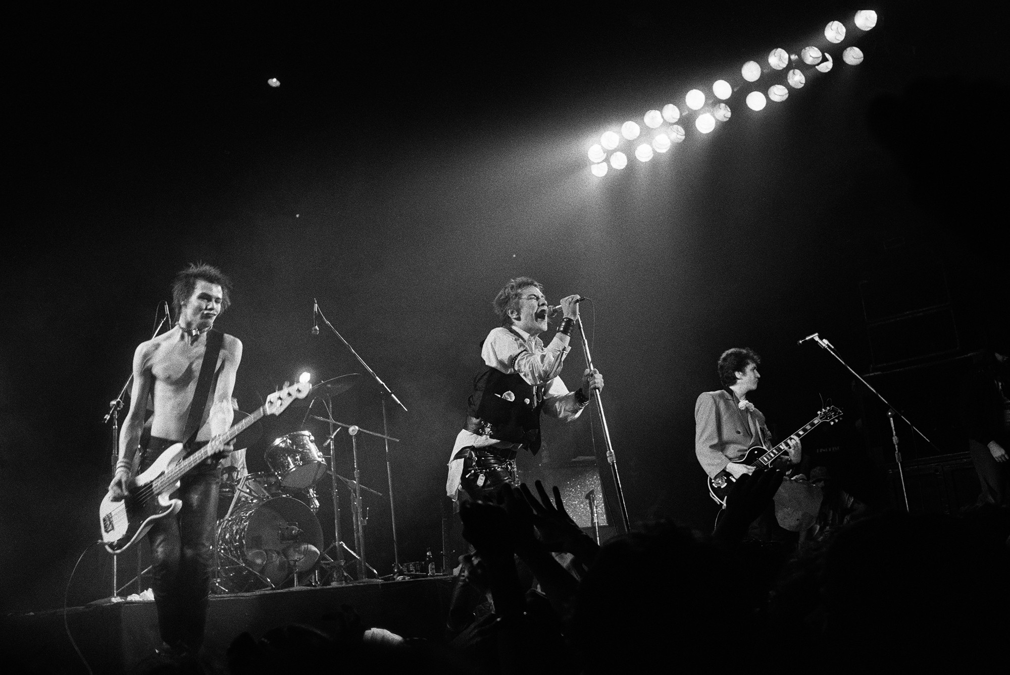 The Sex Pistols at Winterland in San Francisco, 1978.