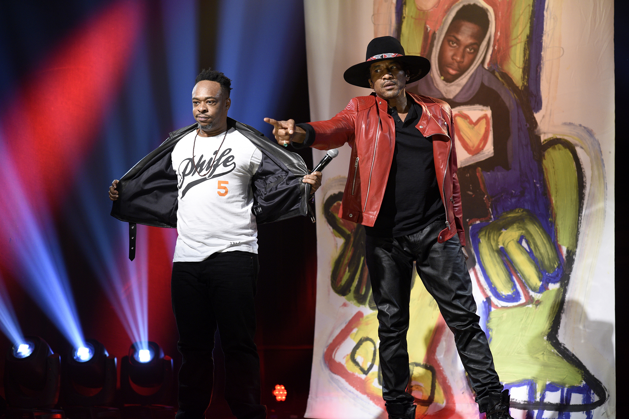 Jarobi White and Q-Tip of musical guest A Tribe Called Quest perform on November 12, 2016 -- (Photo by: Will Heath/NBC/NBCU Photo Bank via Getty Images) (NBC&mdash;NBCU Photo Bank via Getty Images)