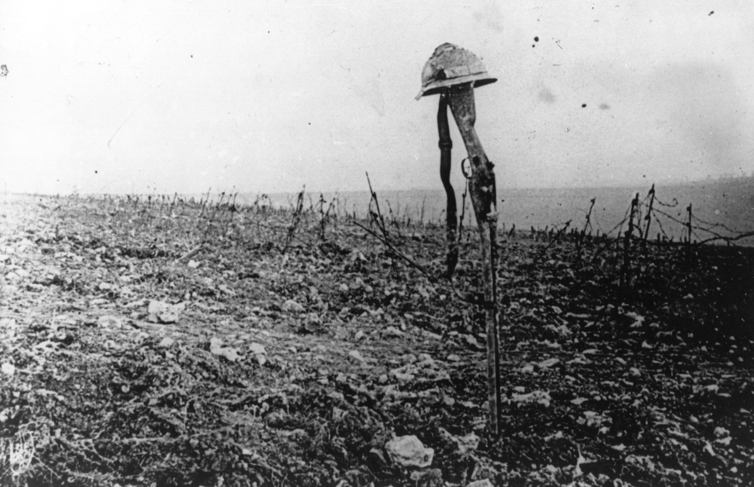 WWI Battle of Verdun in France, 1916.