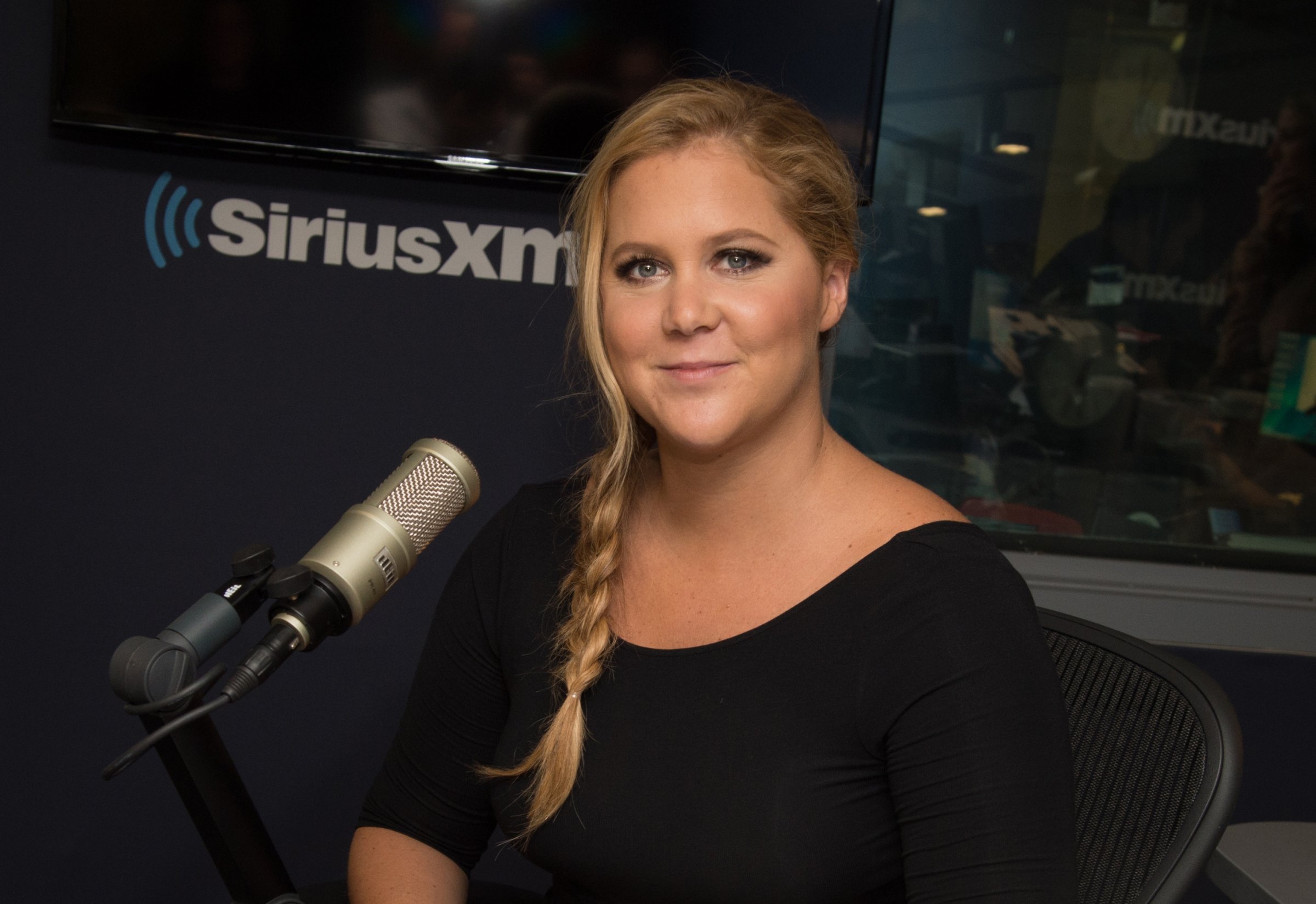 Comedian Amy Schumer visits SiriusXM at SiriusXM Studio on August 23, 2016 in New York City.