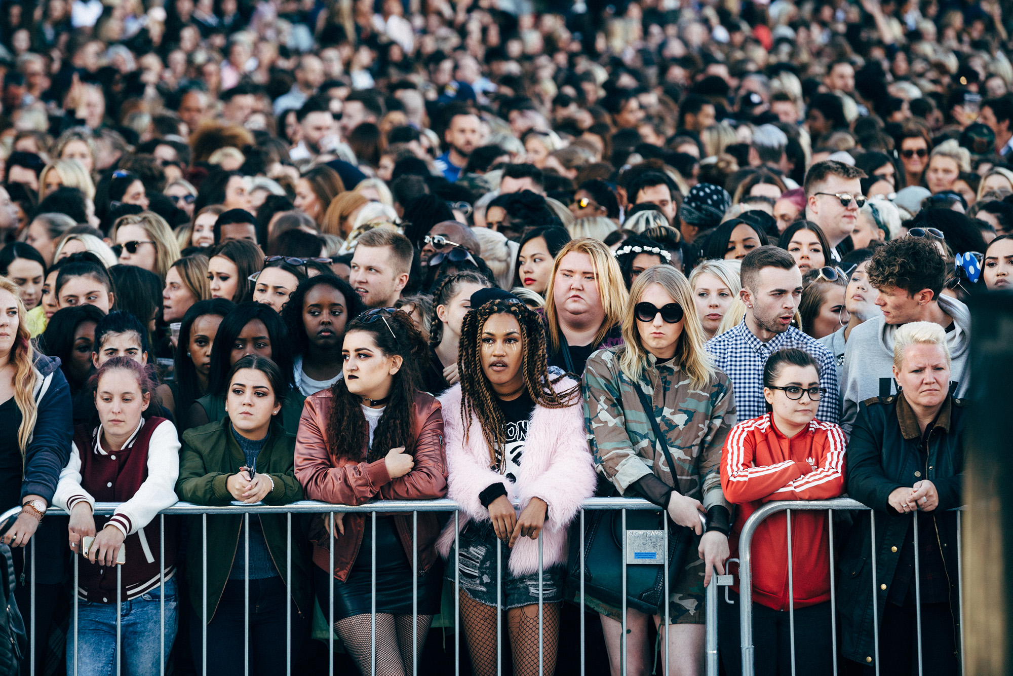 Fans at Beyoncé's  Formation World Tour in Manchester, U.K., on July 6, 2016.