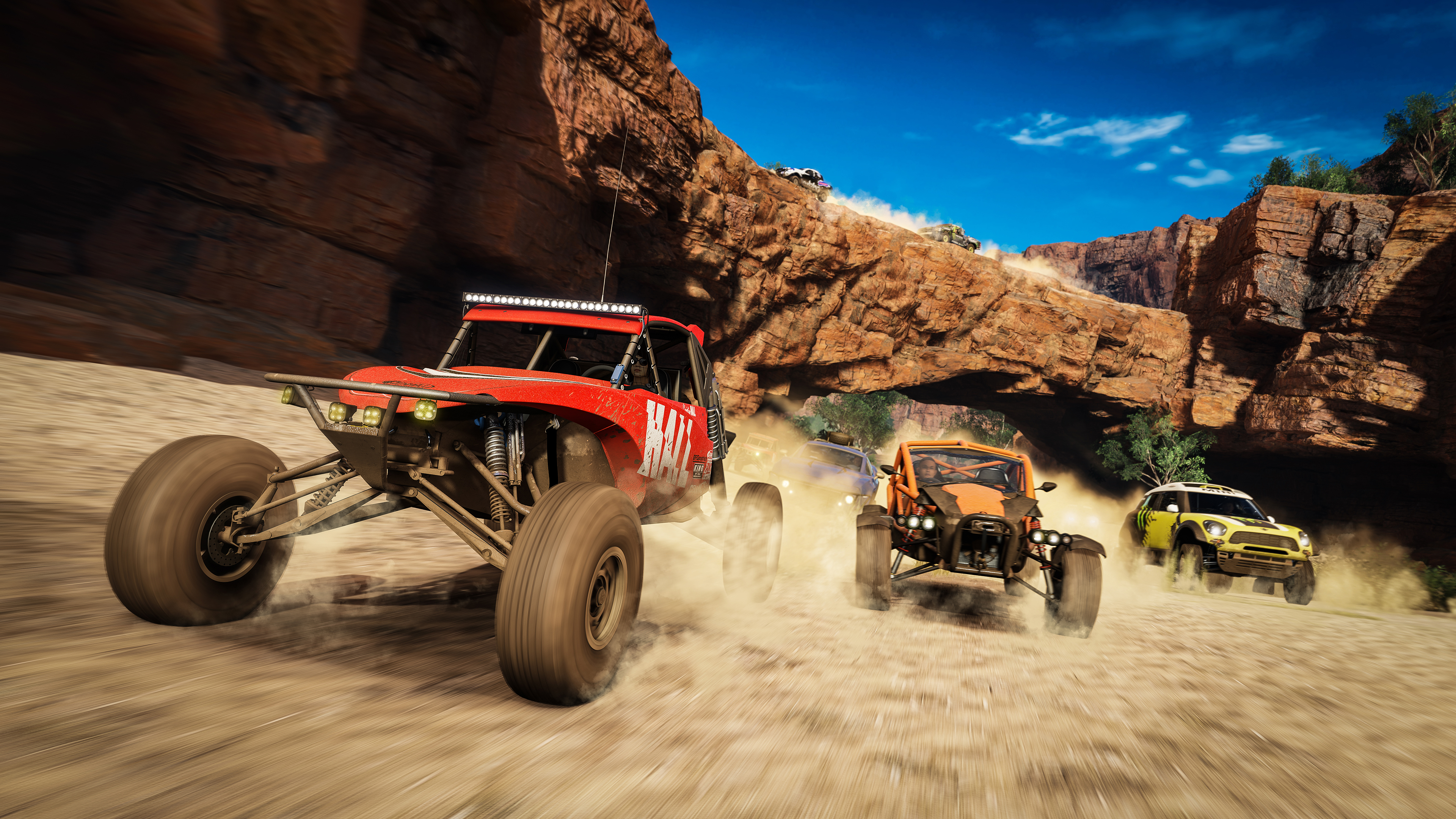 Forza Horizon 3  Forza Horizon 3 features the tremendous diversity and stunning natural beauty of Australia, and recreating that world in the game has been a true labor of love. From lush tropical rain forests, to the arid, wide-open Outback, the goal is to give players a beautiful and exciting playground to explore and enjoy with their friends. That meant spending lots of time in Australia to study the richness of the country, including capturing real skies via a custom camera rig developed by the team. Whether you’re speeding under a canopy of stars or taking a moment to enjoy thunderheads rolling in over Byron Bay, every time you hit the highways and backroads in Forza Horizon 3, you’re driving under real Australian skies. 
                              
                              - Playground Games