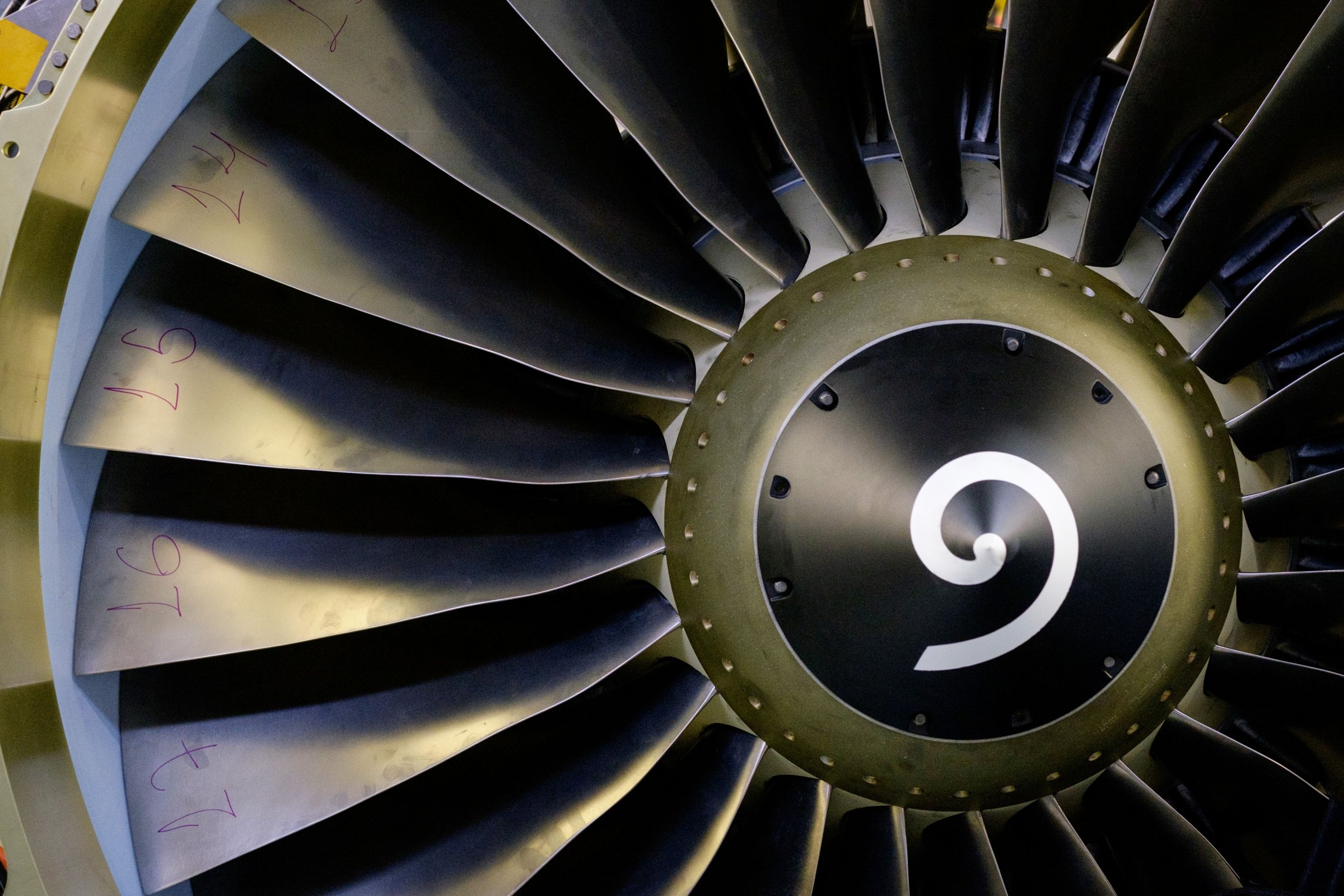 GE jet engine from Rio De Janeiro factory