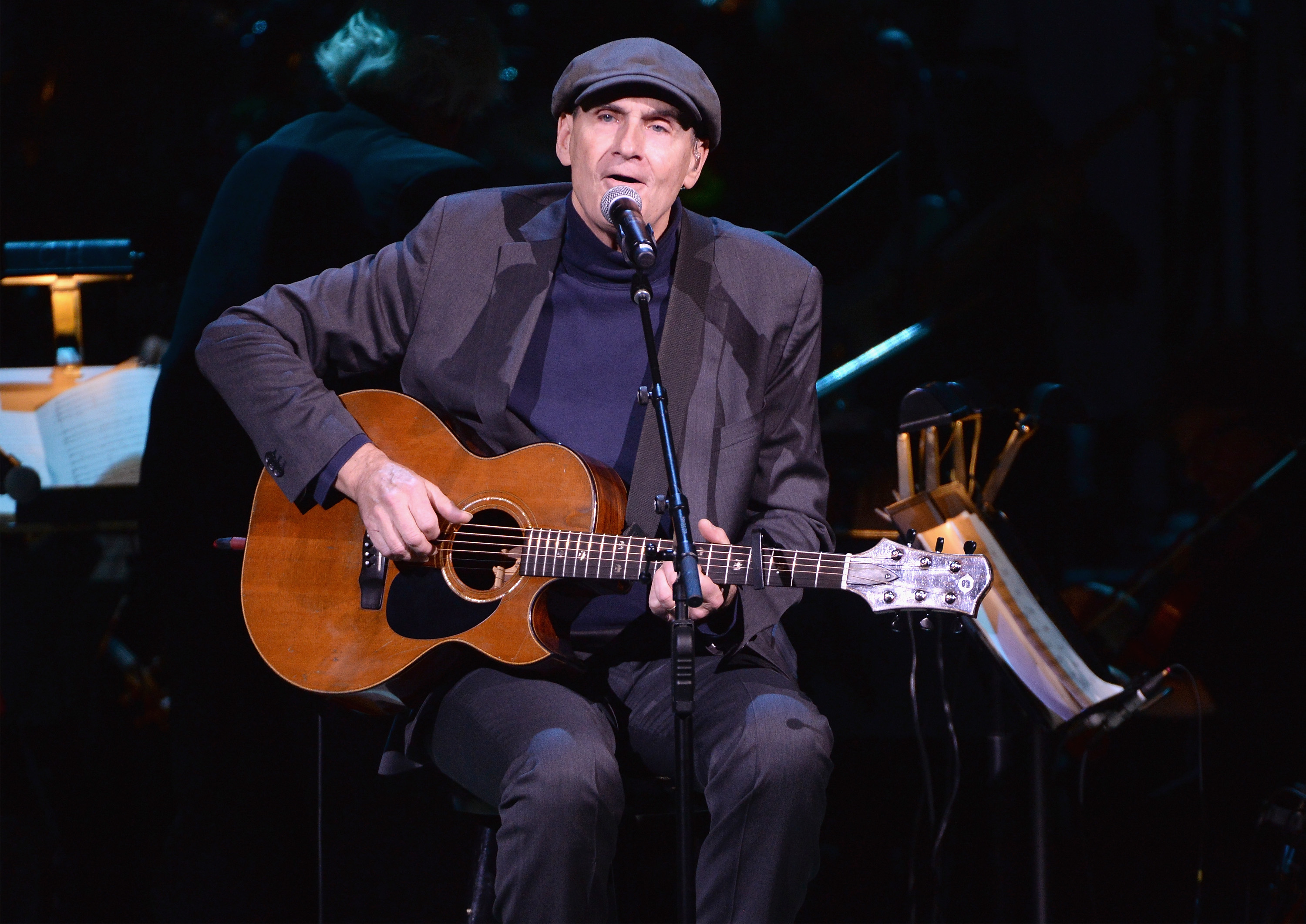 James Taylor performs onstage at Carnegie Hall on December 14, 2016 in New York City. (Kevin Mazur—Getty Images)