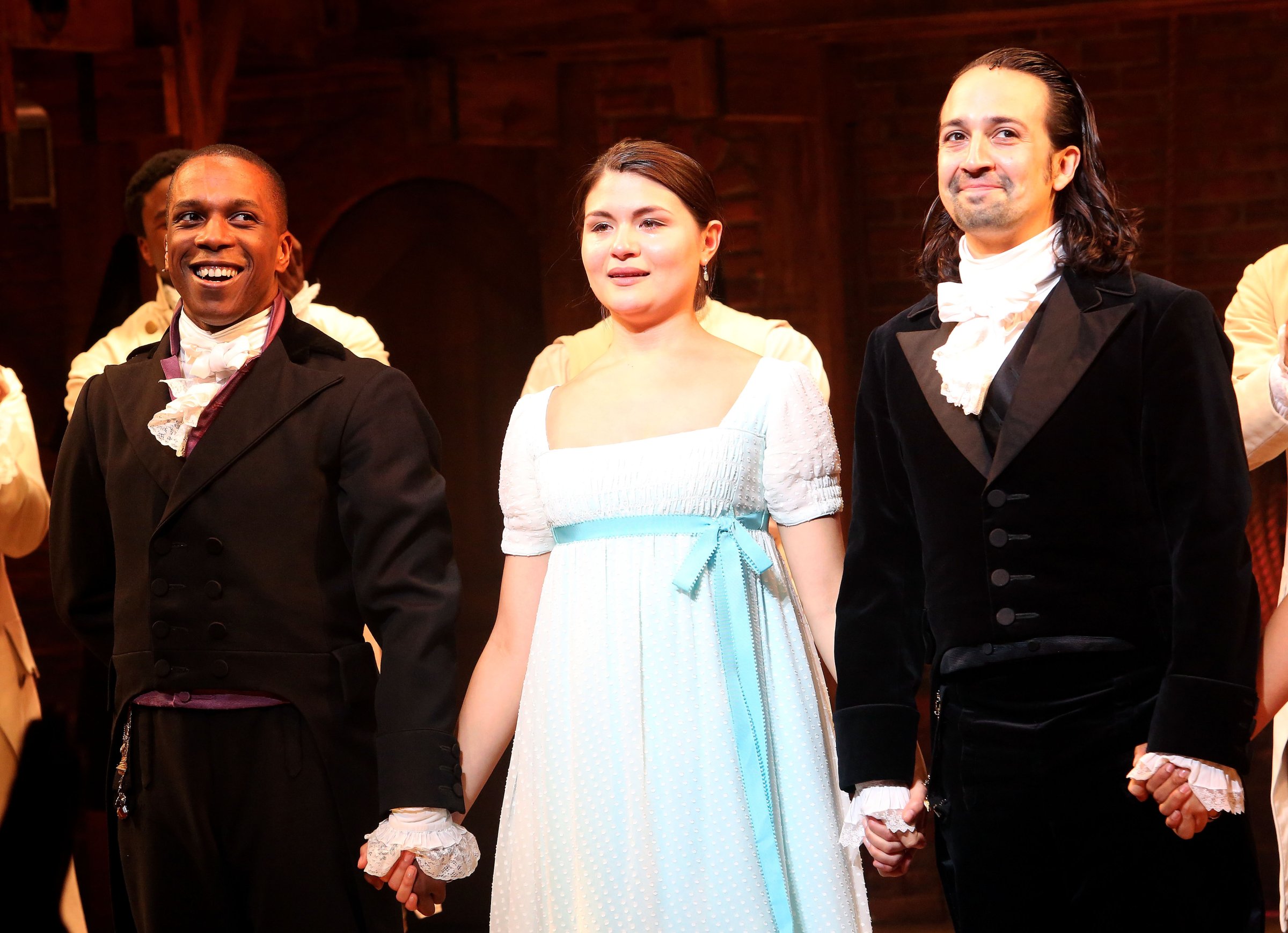 "Hamilton" on Broadway at The Richard Rogers Theatre in New York City on July 9, 2016.
