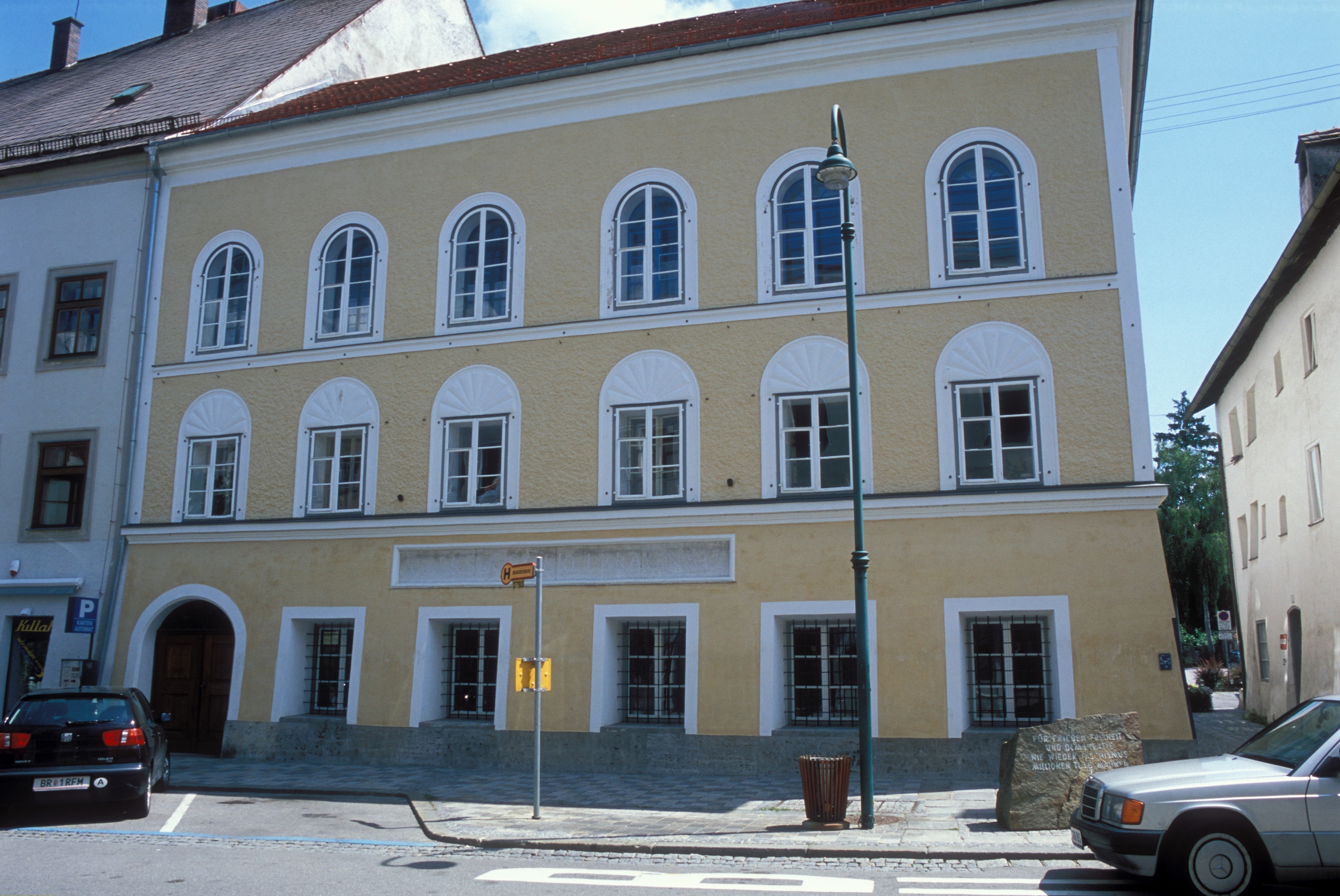 Hitler's place of birth in Braunau, Austria (Getty Images)