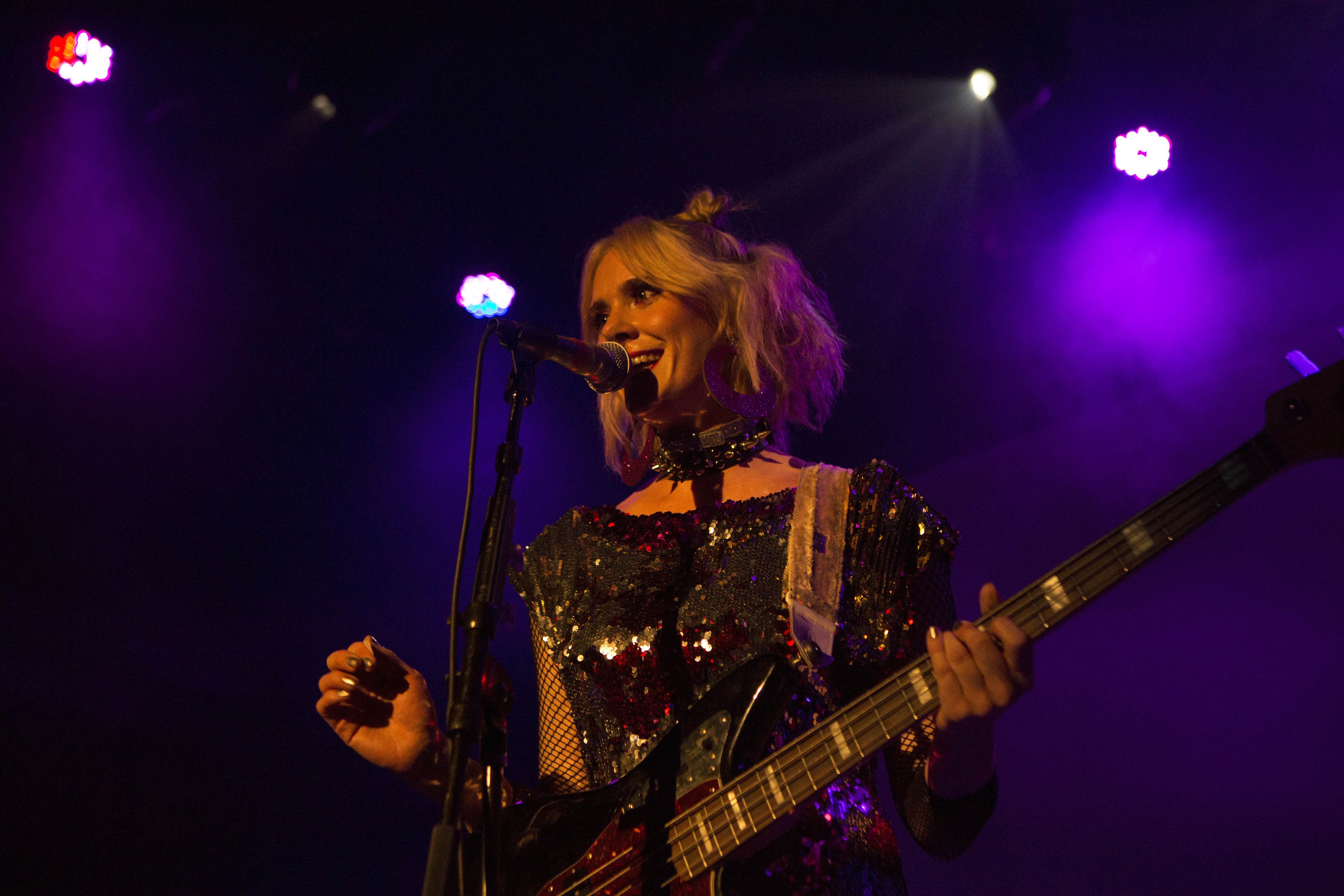 English singer/songwriter Kate Nash performs during CMJ Music Marathon Festival 2015 at Bowery Ballroom on Oct. 17, 2015 in New York City. (Adela Loconte/Getty Images)