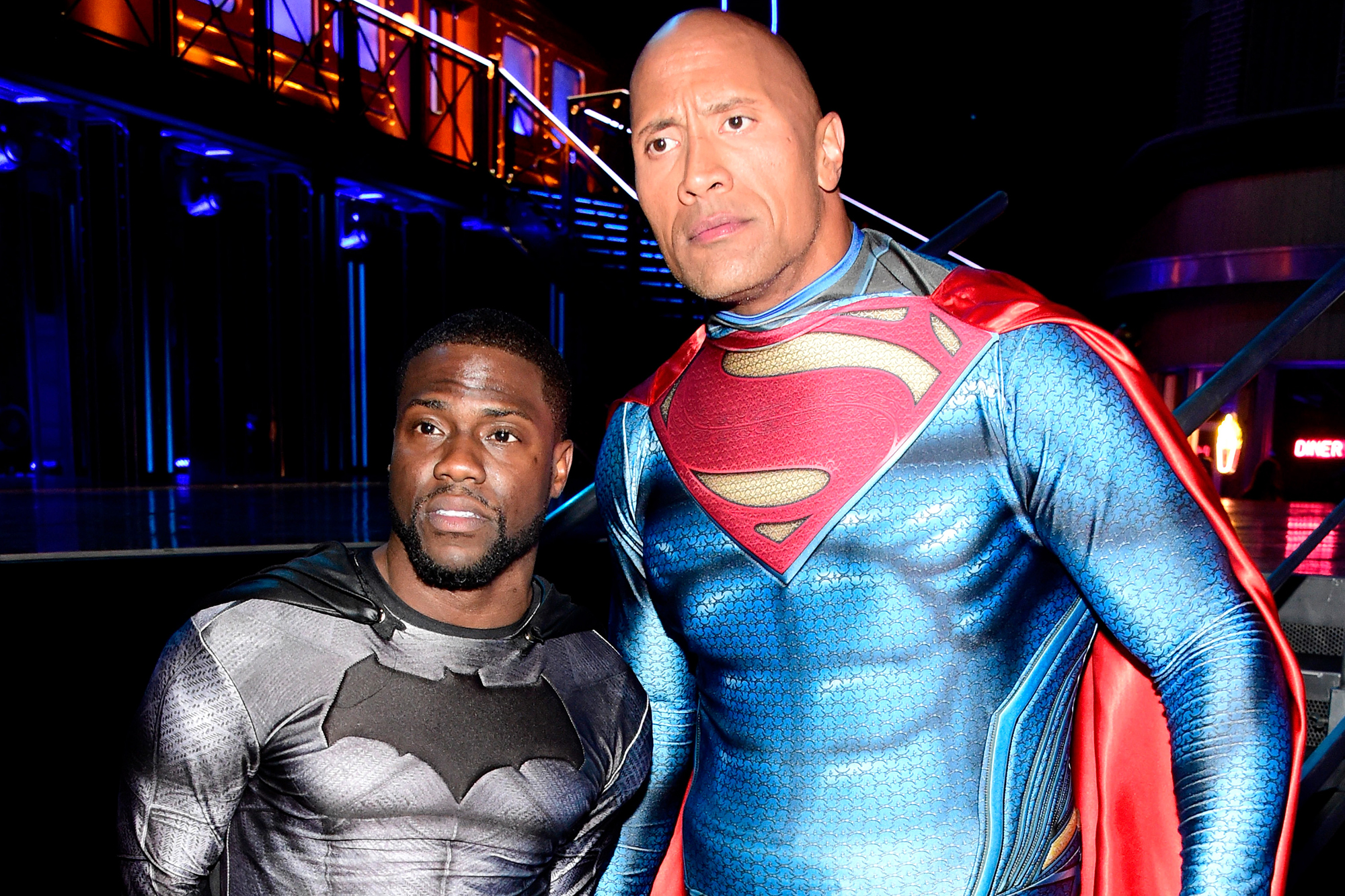 Kevin Hart and the Rock