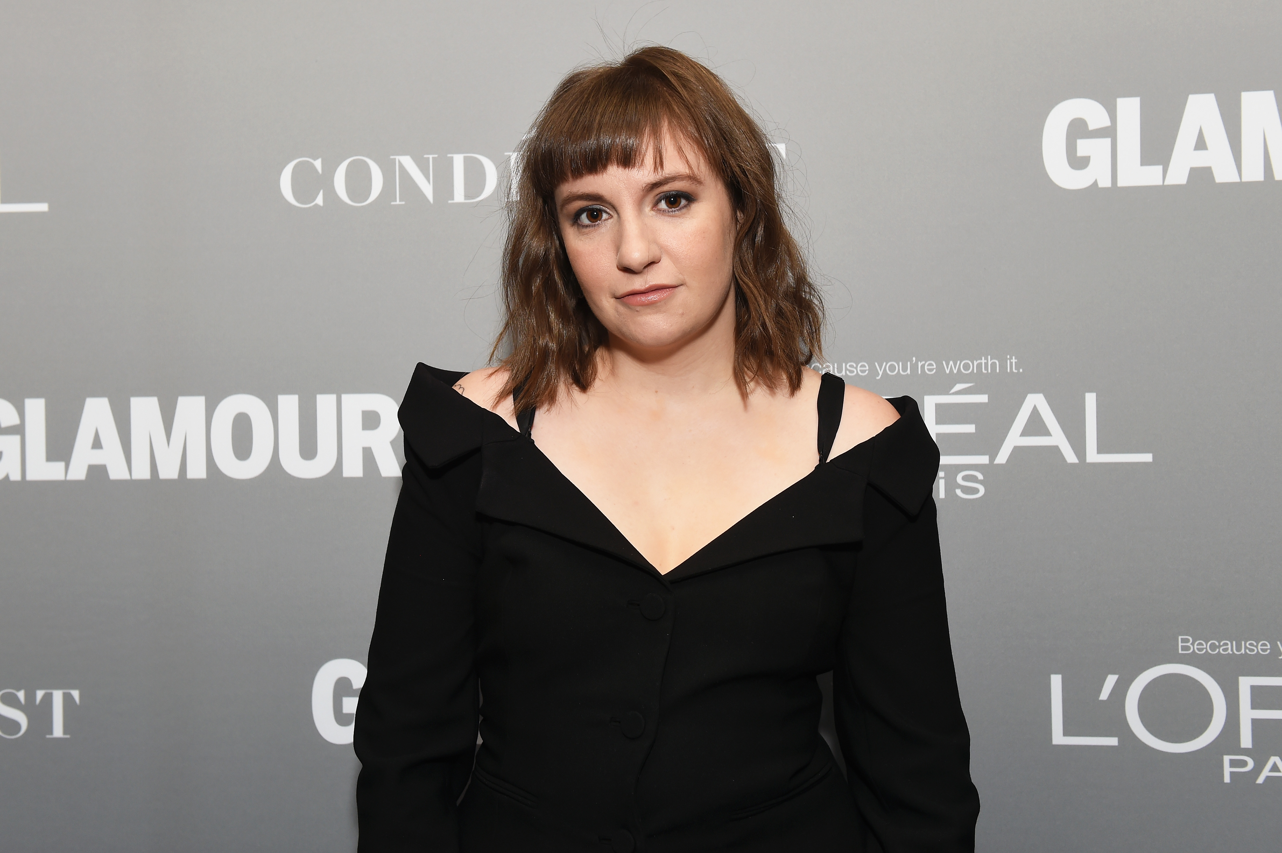Actress Lena Dunham poses backstage during Glamour Women Of The Year 2016 LIVE Summit at NeueHouse Hollywood on November 14, 2016 in Los Angeles, California. (Emma McIntyre—Getty Images)