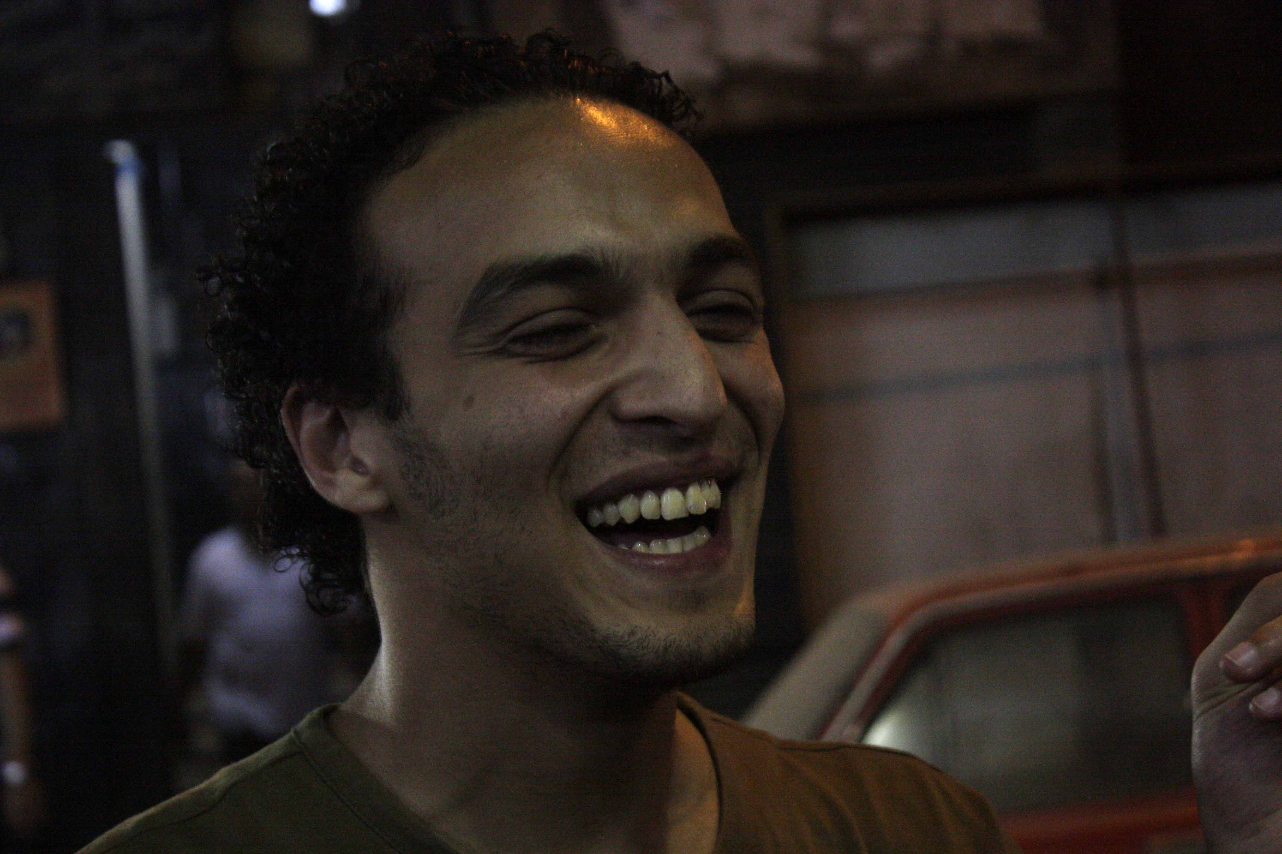 Photojournalist Mahmoud Abou Zeid, known as Shawkan, was arrested on Aug. 14, 2013, as he was taking pictures of the violent dispersal of the Rabaa al-Adaweya sit-in. (Courtesy of Amnesty International)