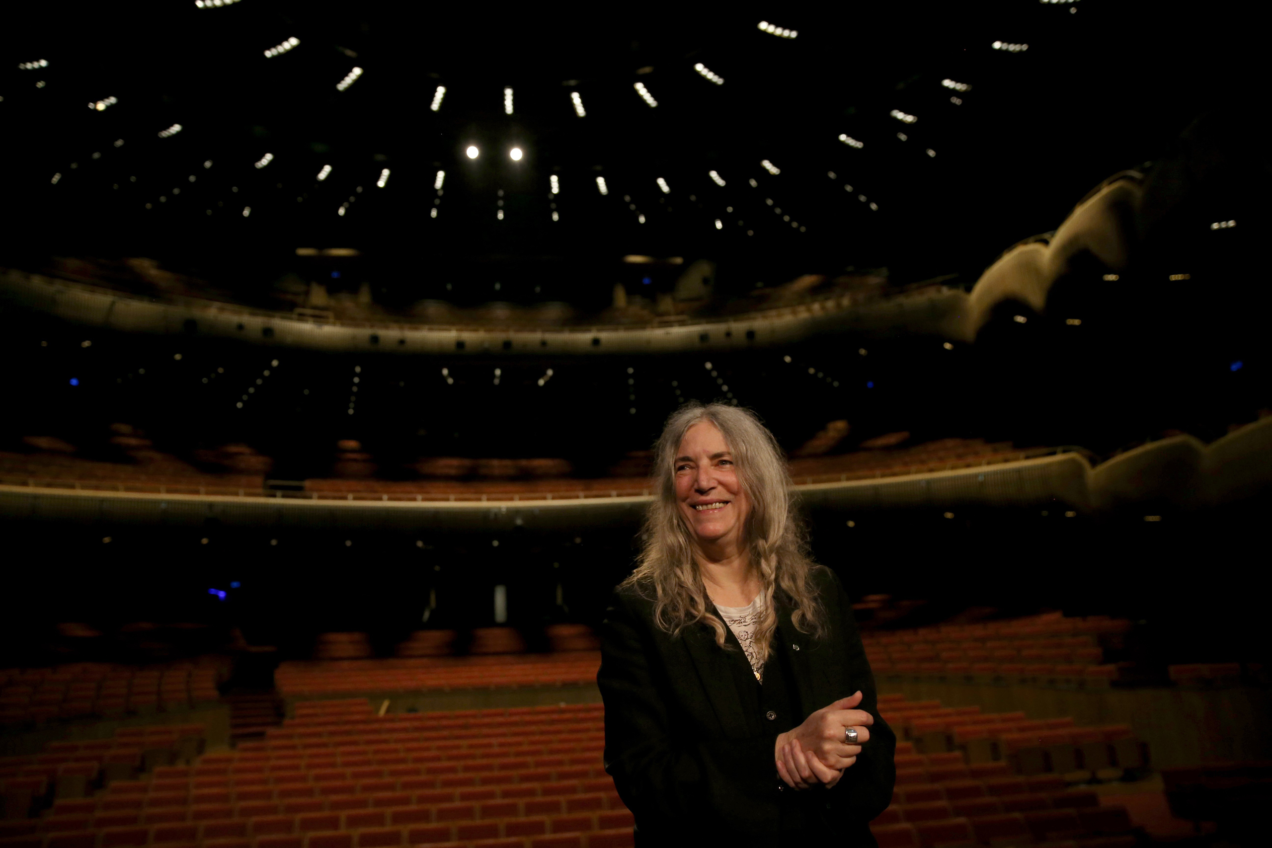Patti Smith holds press conference ahead of concert in Istanbul