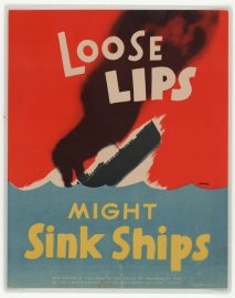 The U S In World War Ii See The Posters That Urged Secrecy