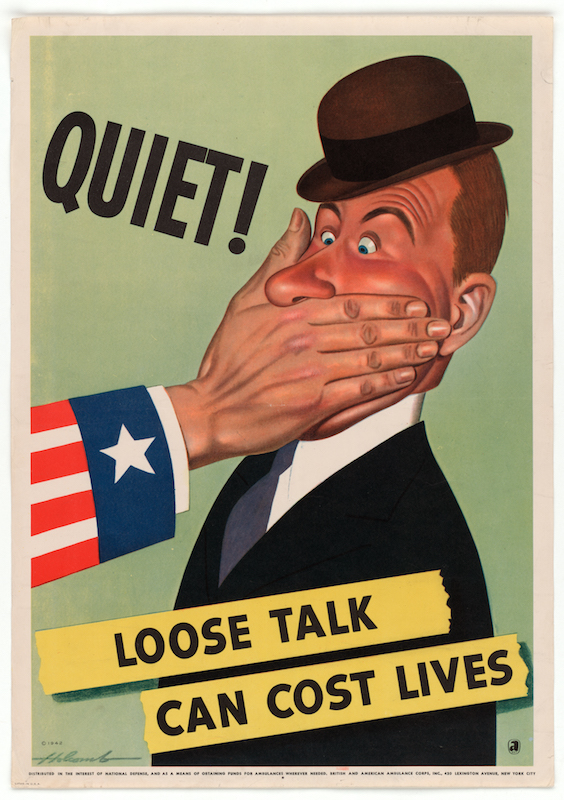 A World War II poster from the Office of War Information