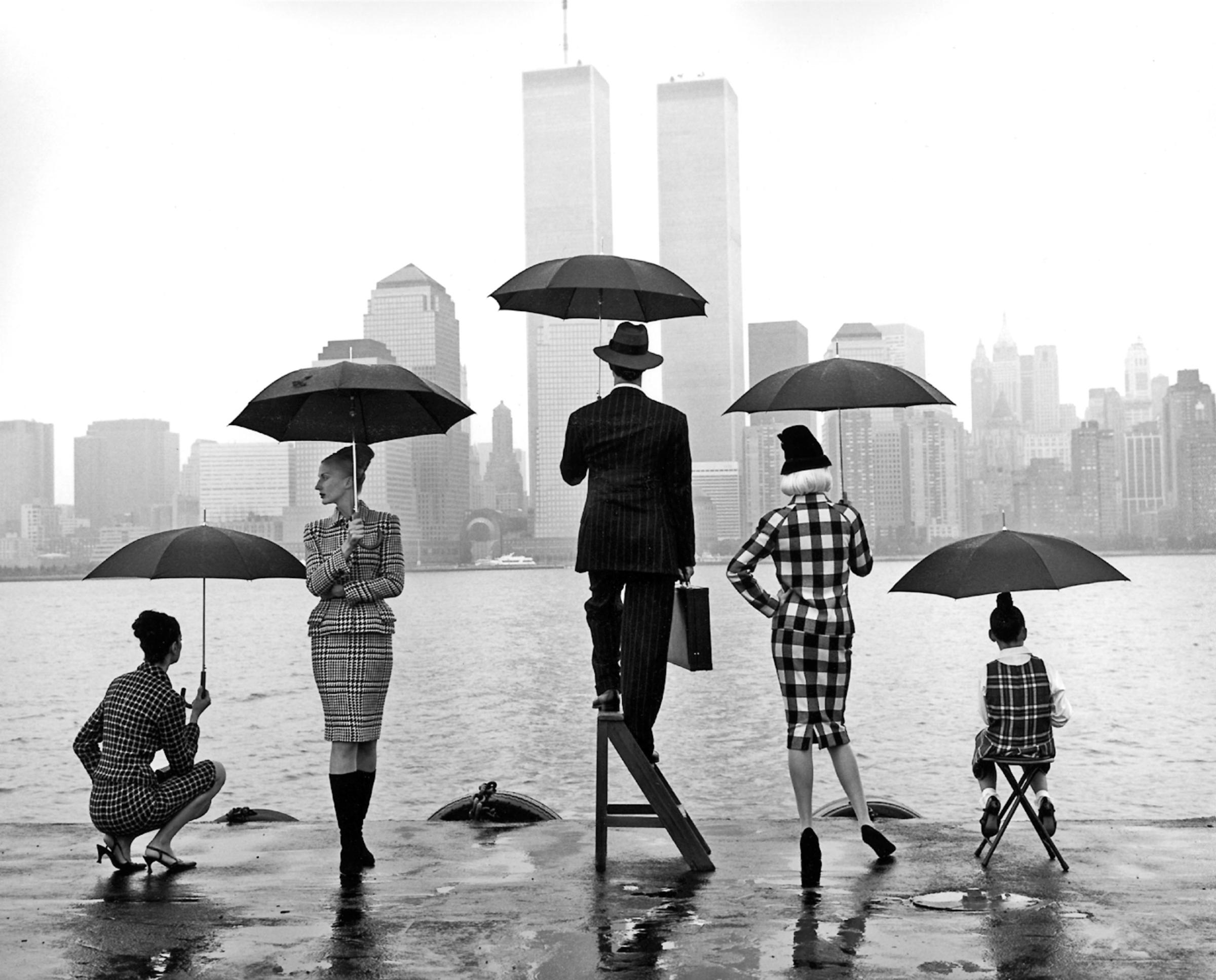 Rodney Smith photograph, Skyline, Hudson River, New York, 1995.