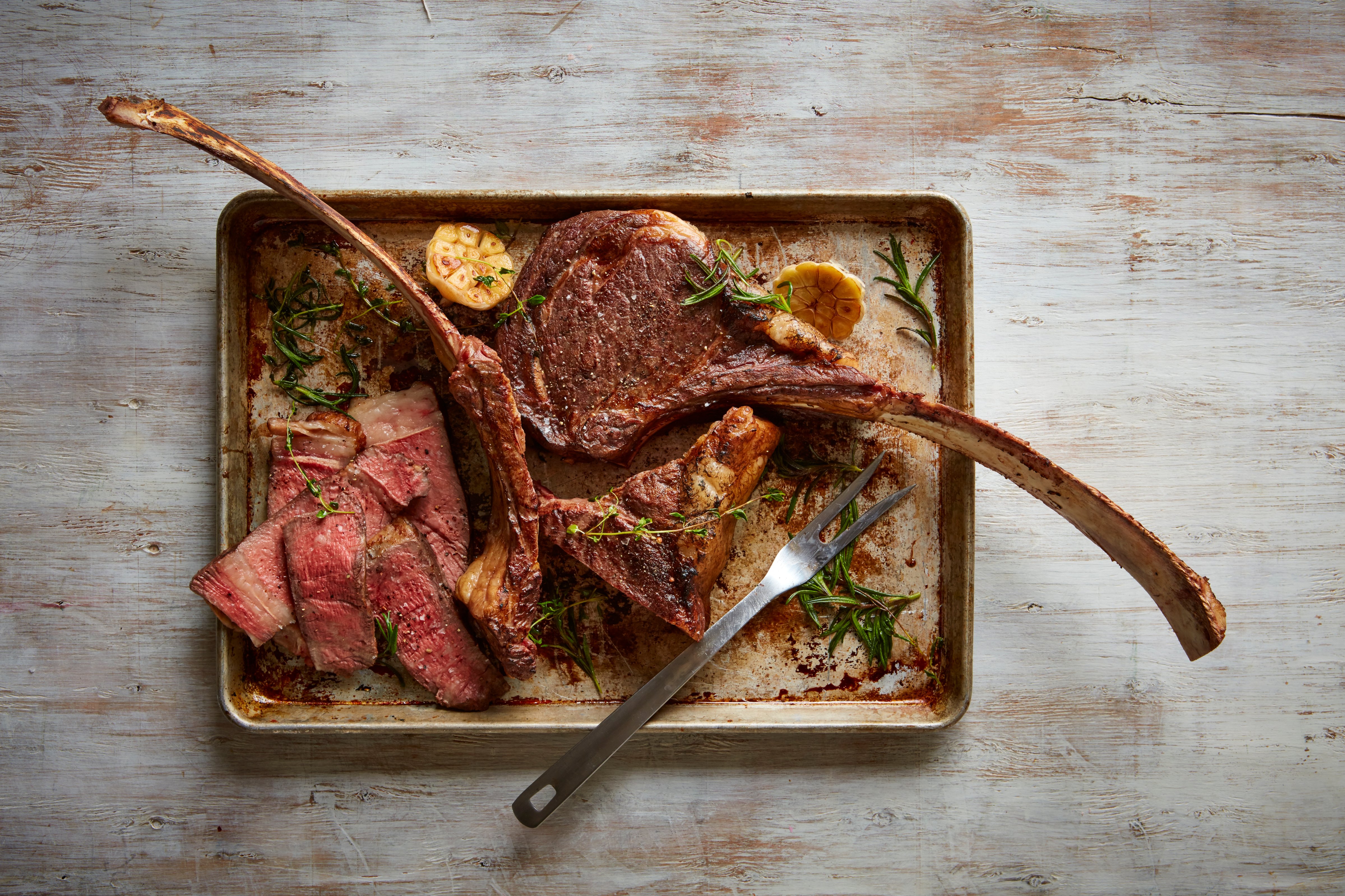 Tomahawk Steak (Lew Robertson—Getty Images)
