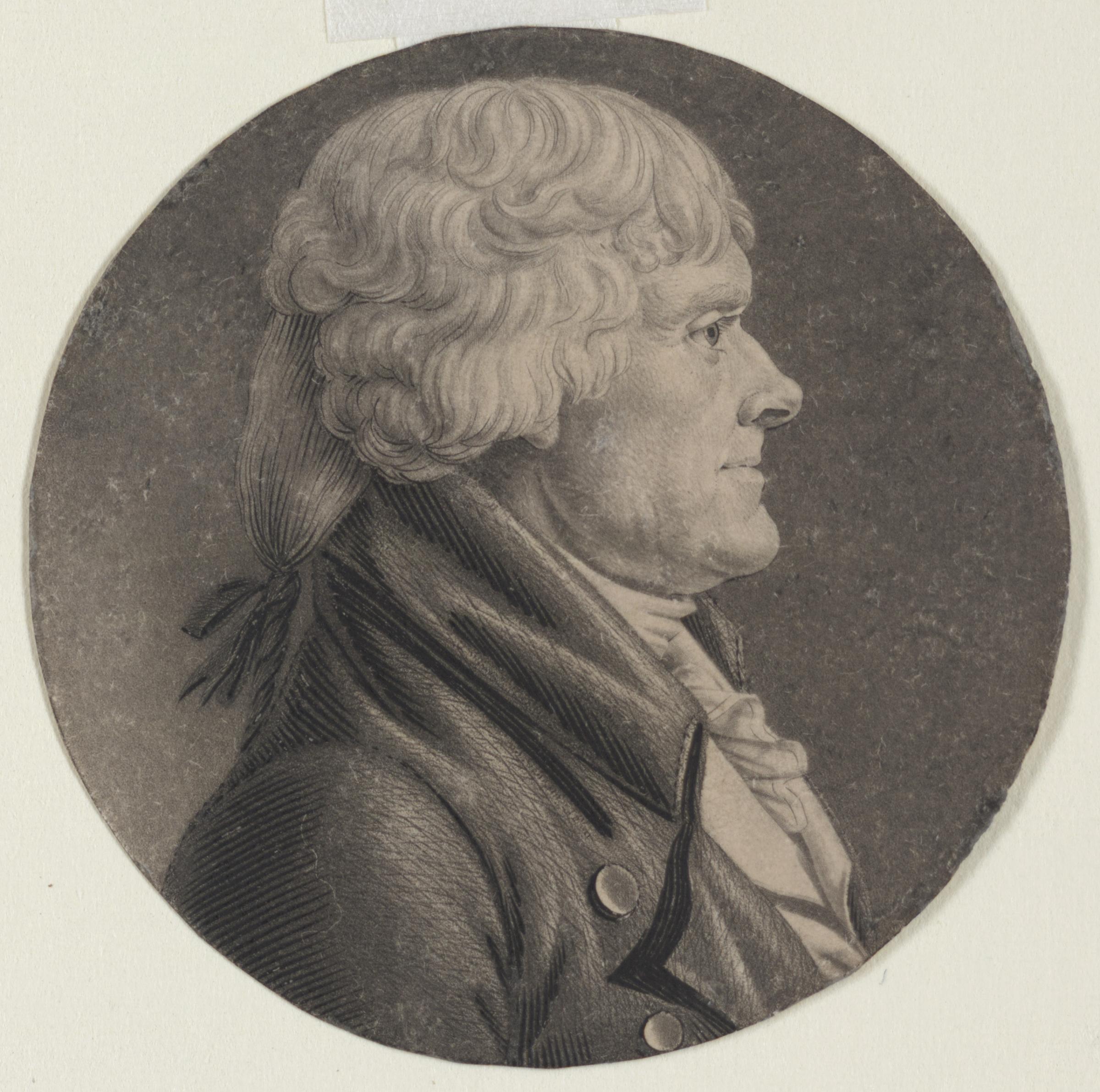 Thomas Jefferson, the year of his second inauguration in 1805.