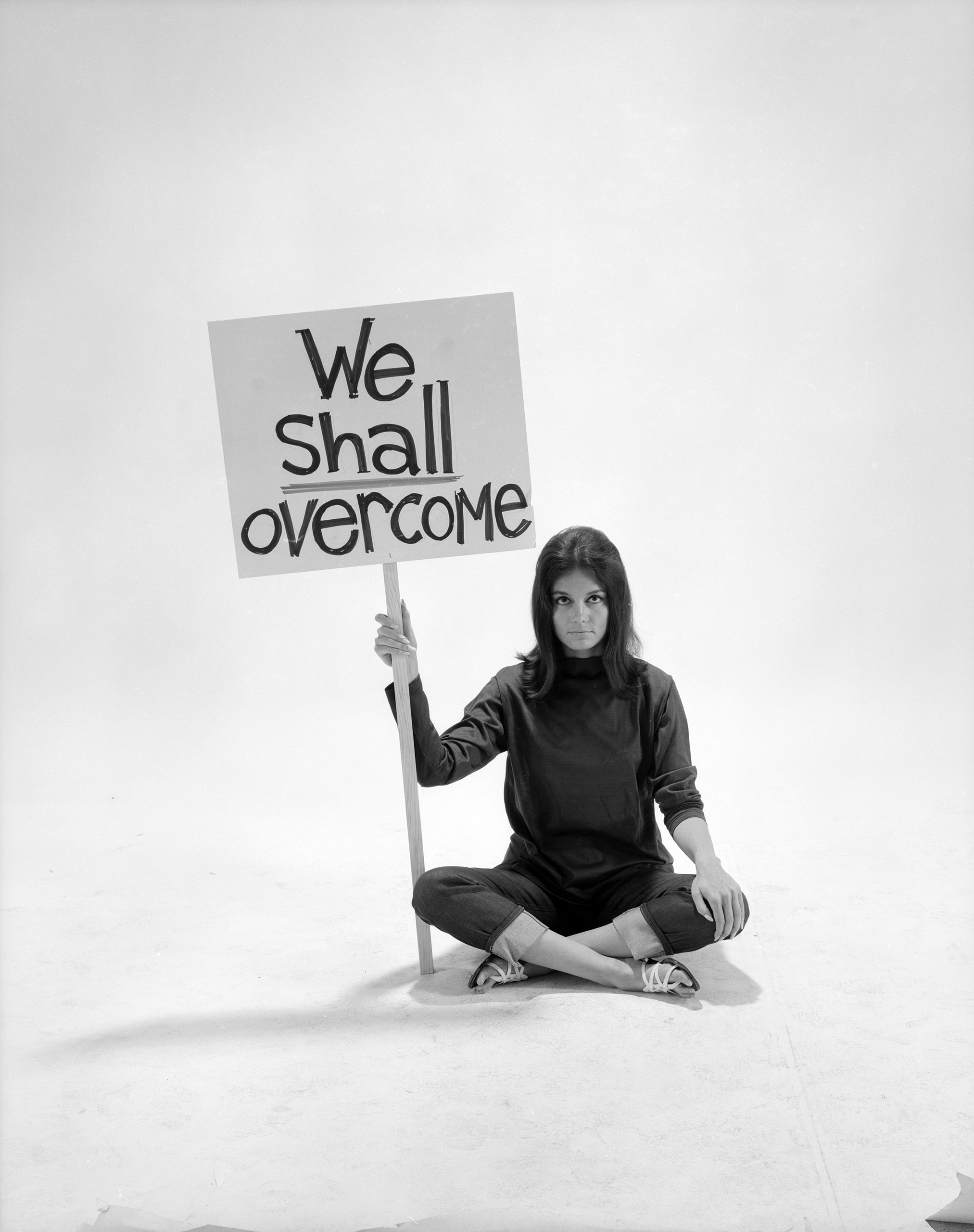 Gloria Steinem in 1965 from LIFE magazine.