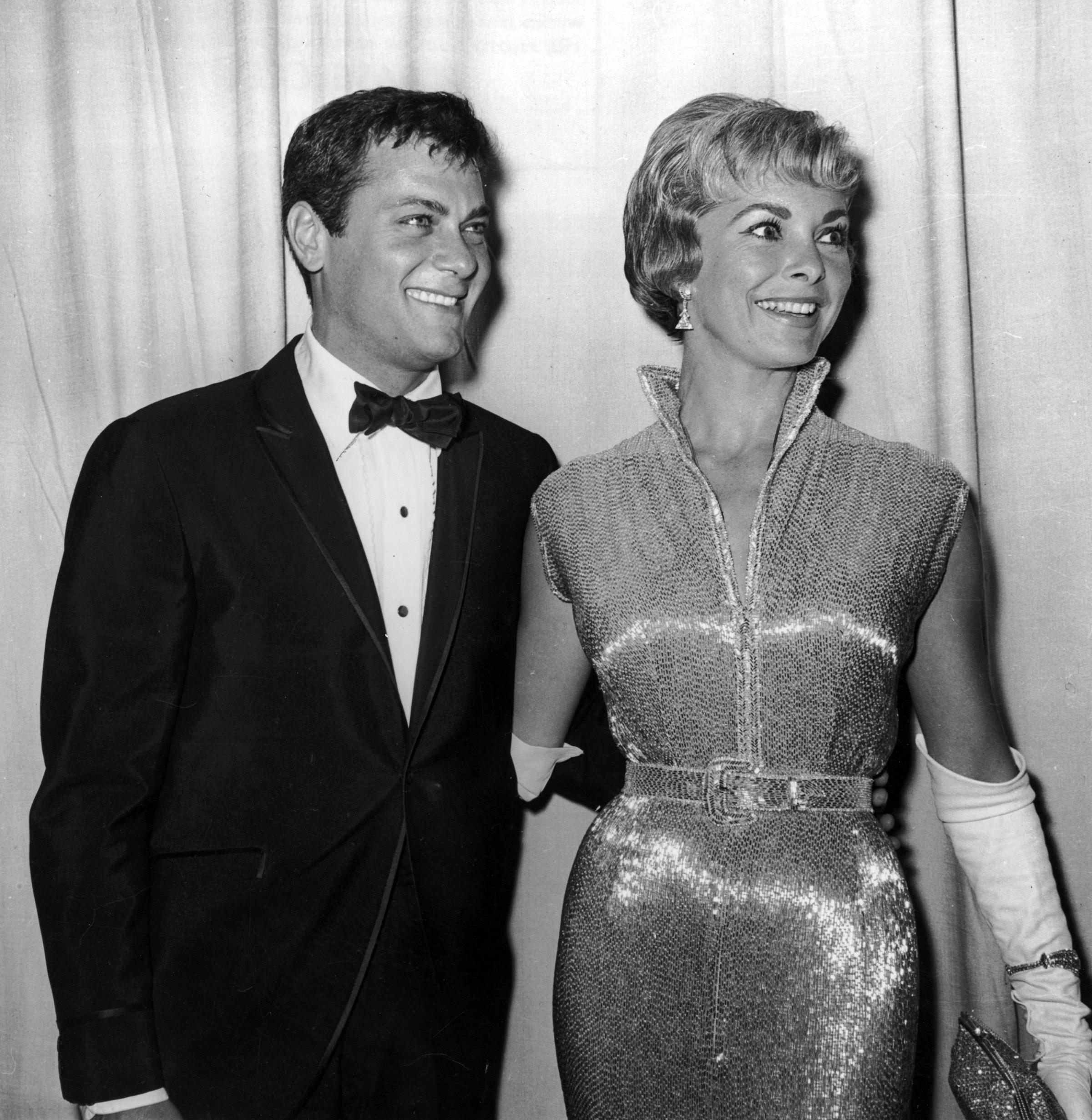 Tony Curtis and Janet Leigh at the Academy Awards, 1960.
