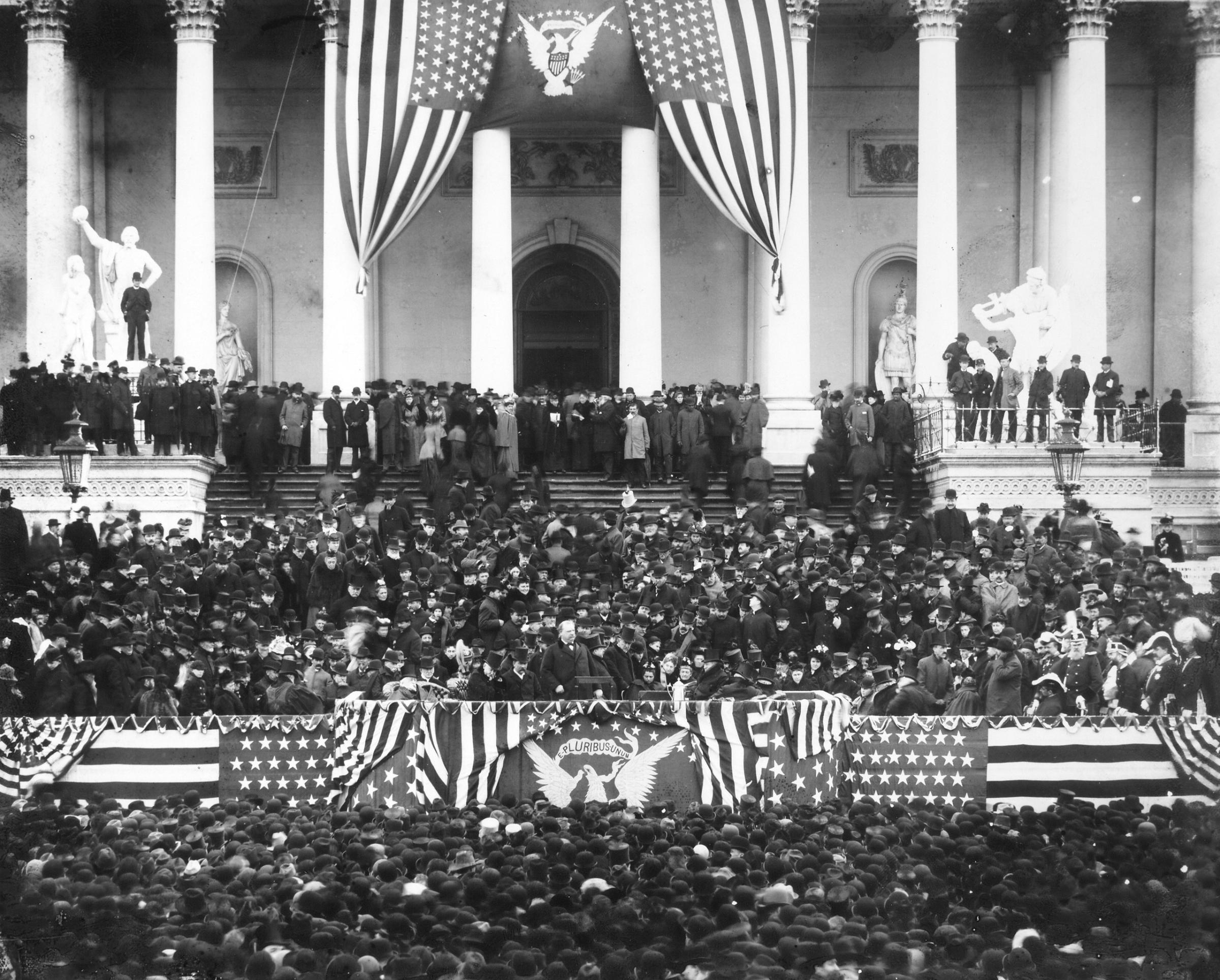 Grover Cleveland's second inauguration, 1893.