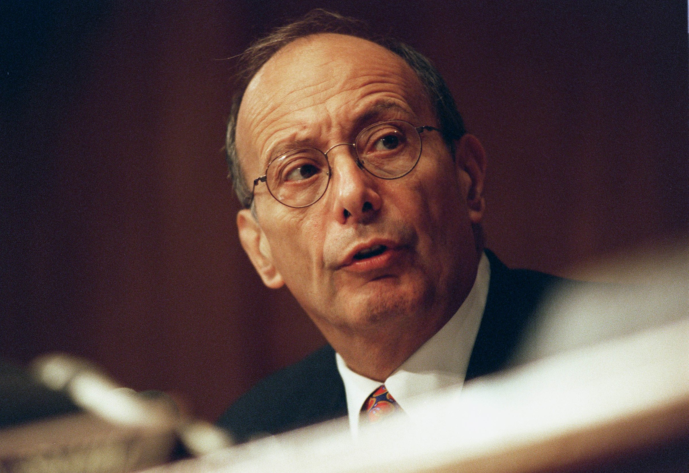Former Sen. Alfonse D'Amato, in an undated photo at a hearing.