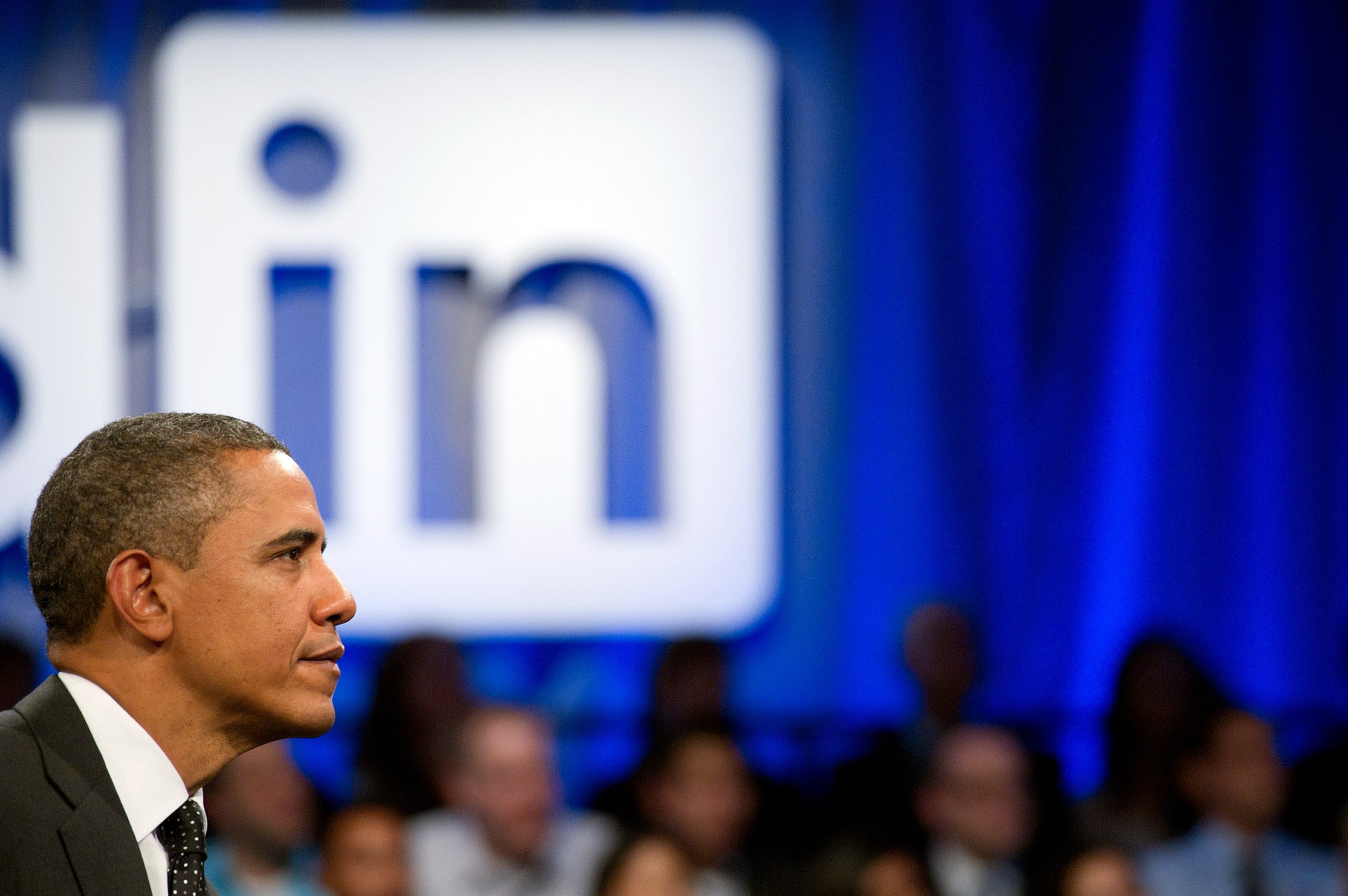 Obama Participates In LinkedIn Town Hall