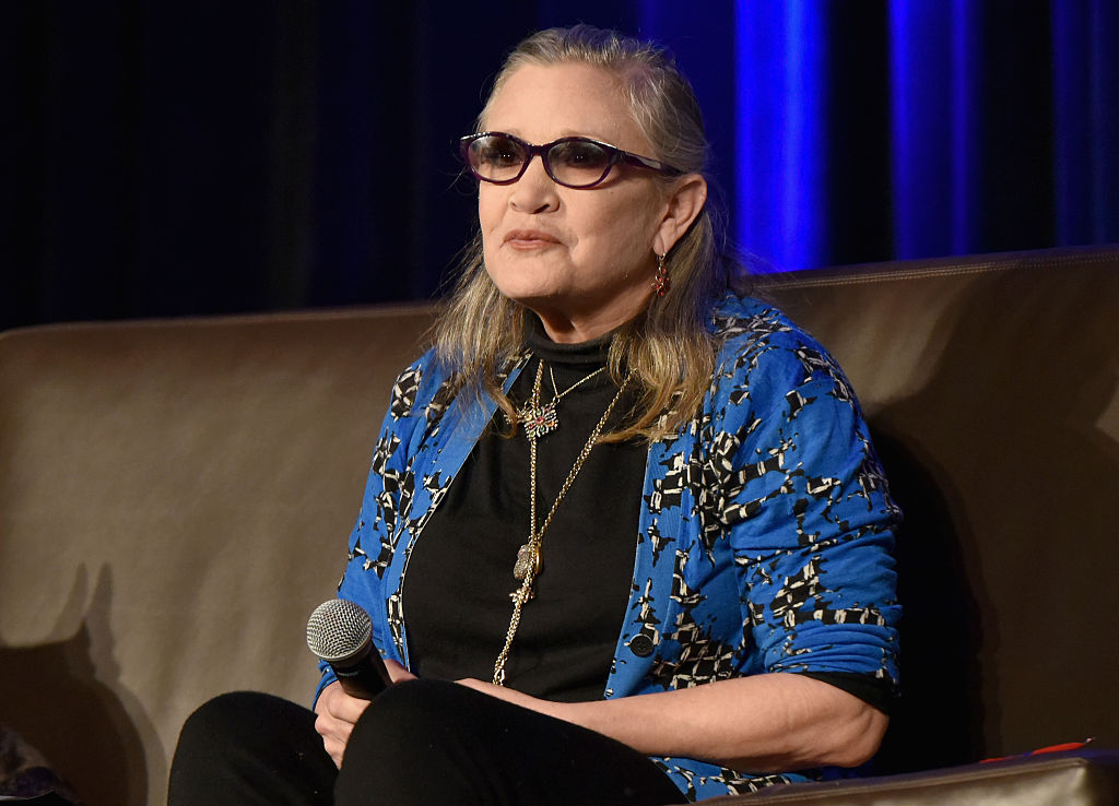 Actress Carrie Fisher speaks onstage during Wizard World Comic Con Chicago 2016 - Day 4 at Donald E. Stephens Convention Center on August 21, 2016 in Rosemont, Illinois. (Daniel Boczarski—2016 Getty Images)