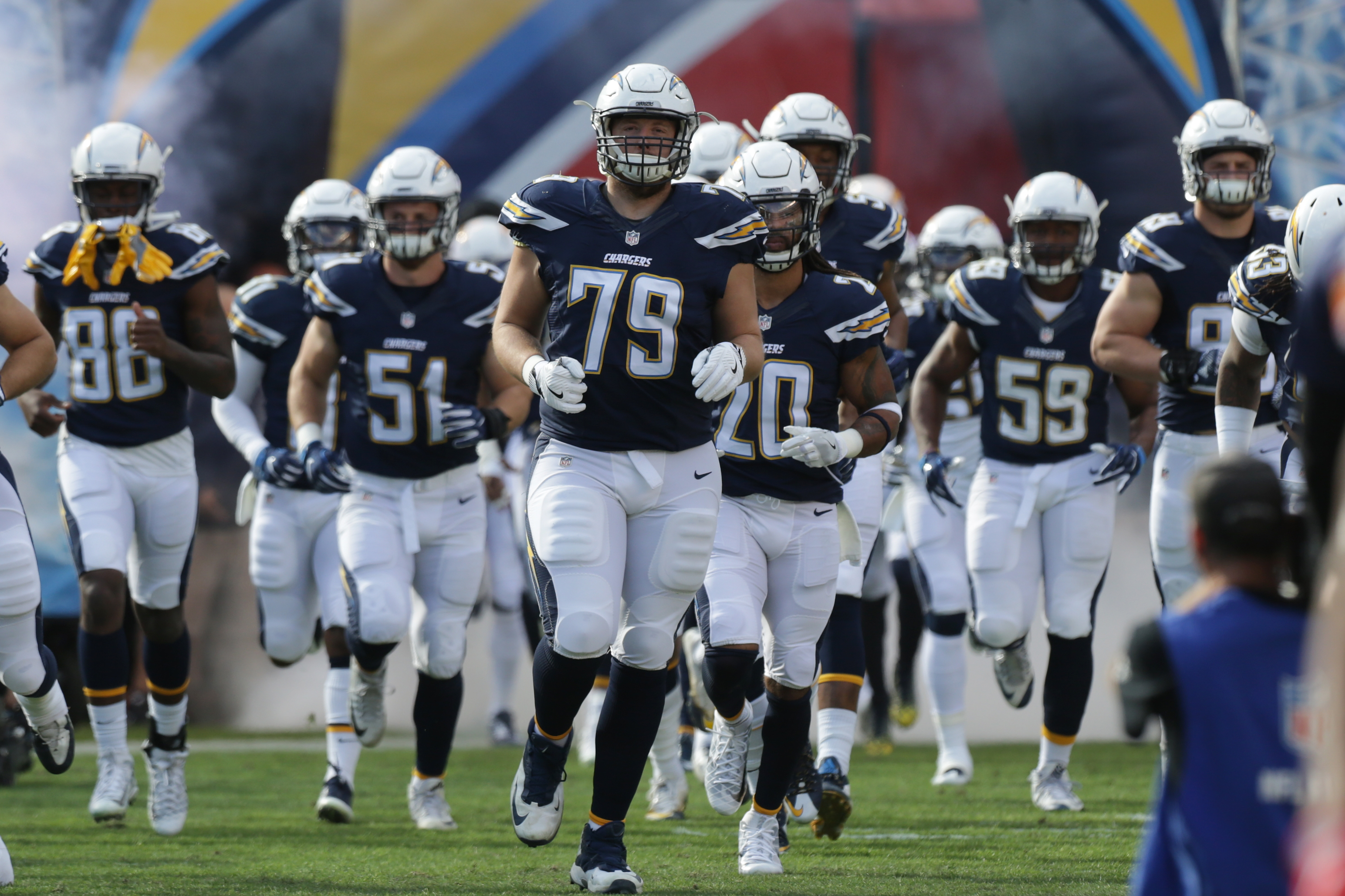 55 san diego chargers