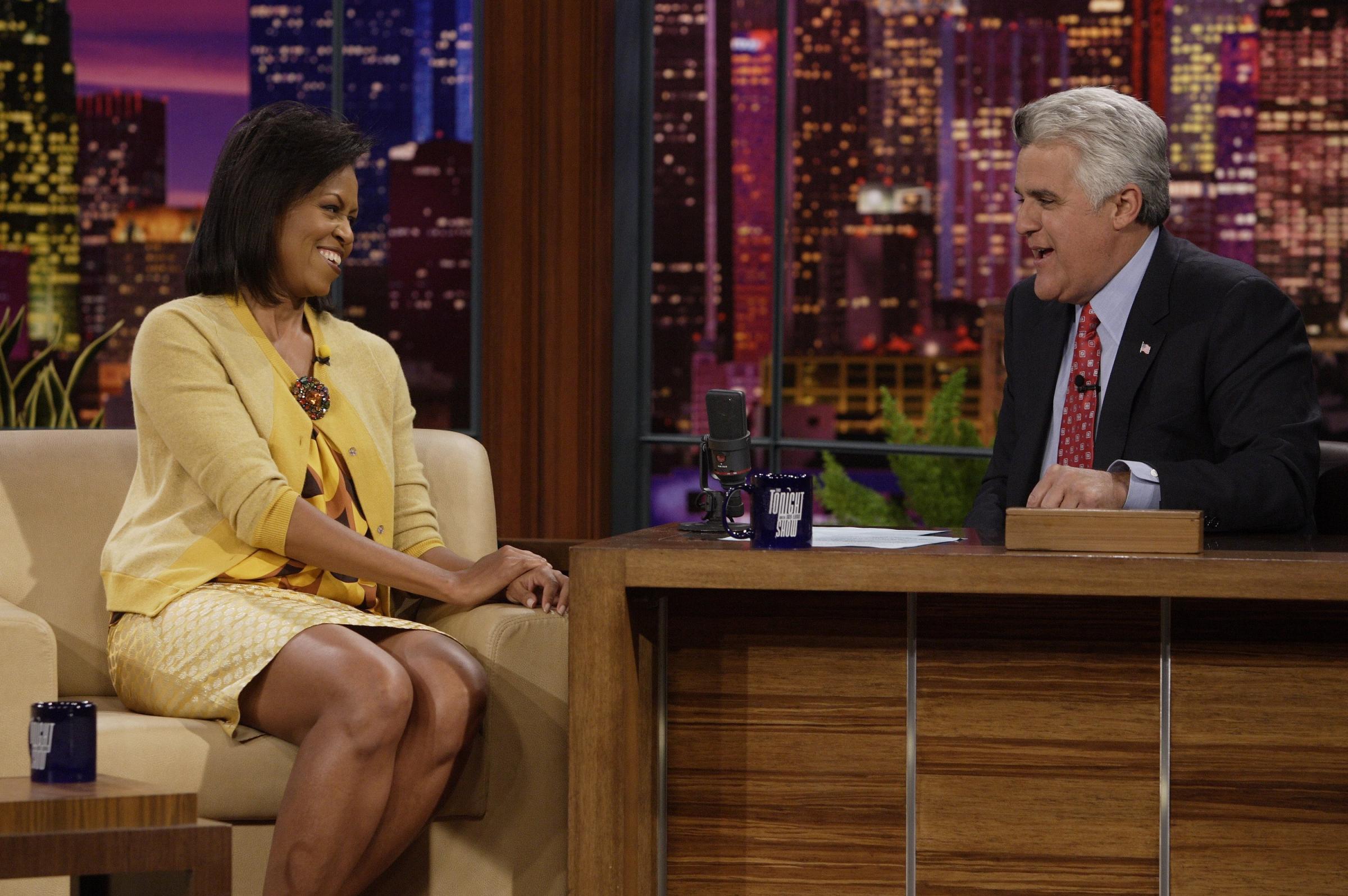 The Tonight Show with Jay Leno - Michelle Obama