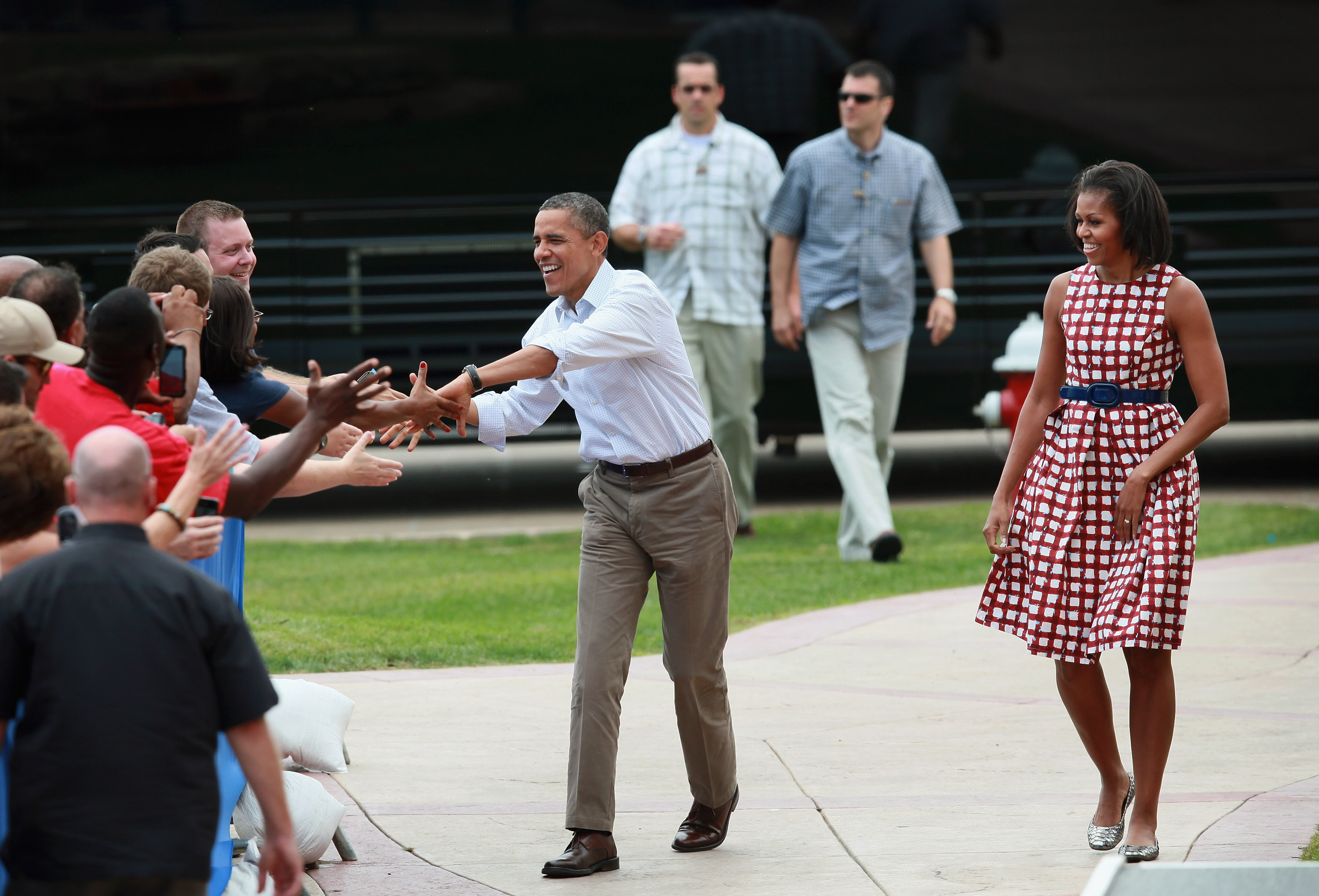 President Obama Finishes Bus Tour Through Iowa