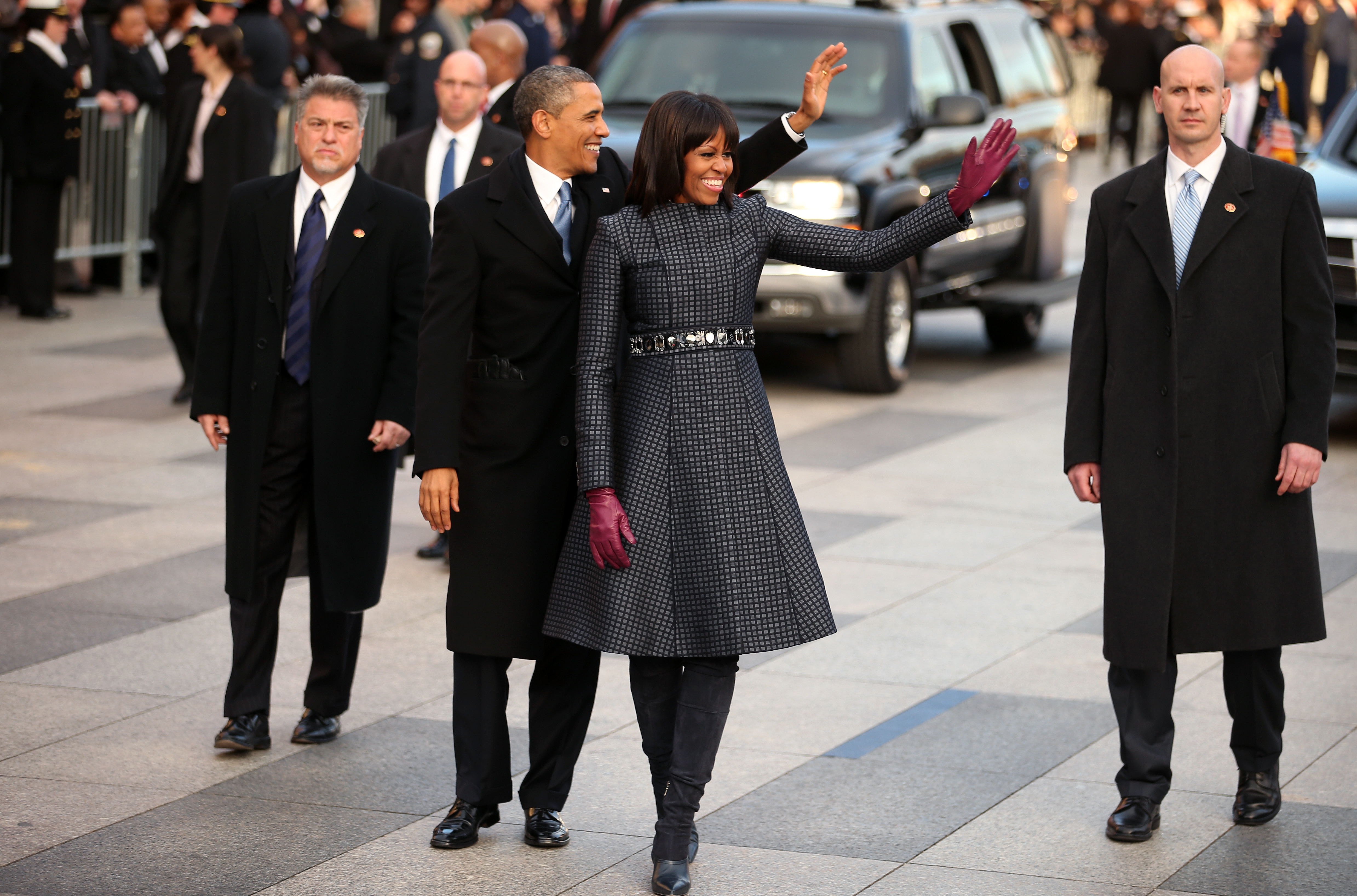 Inaugural Parade Held After Swearing In Ceremony