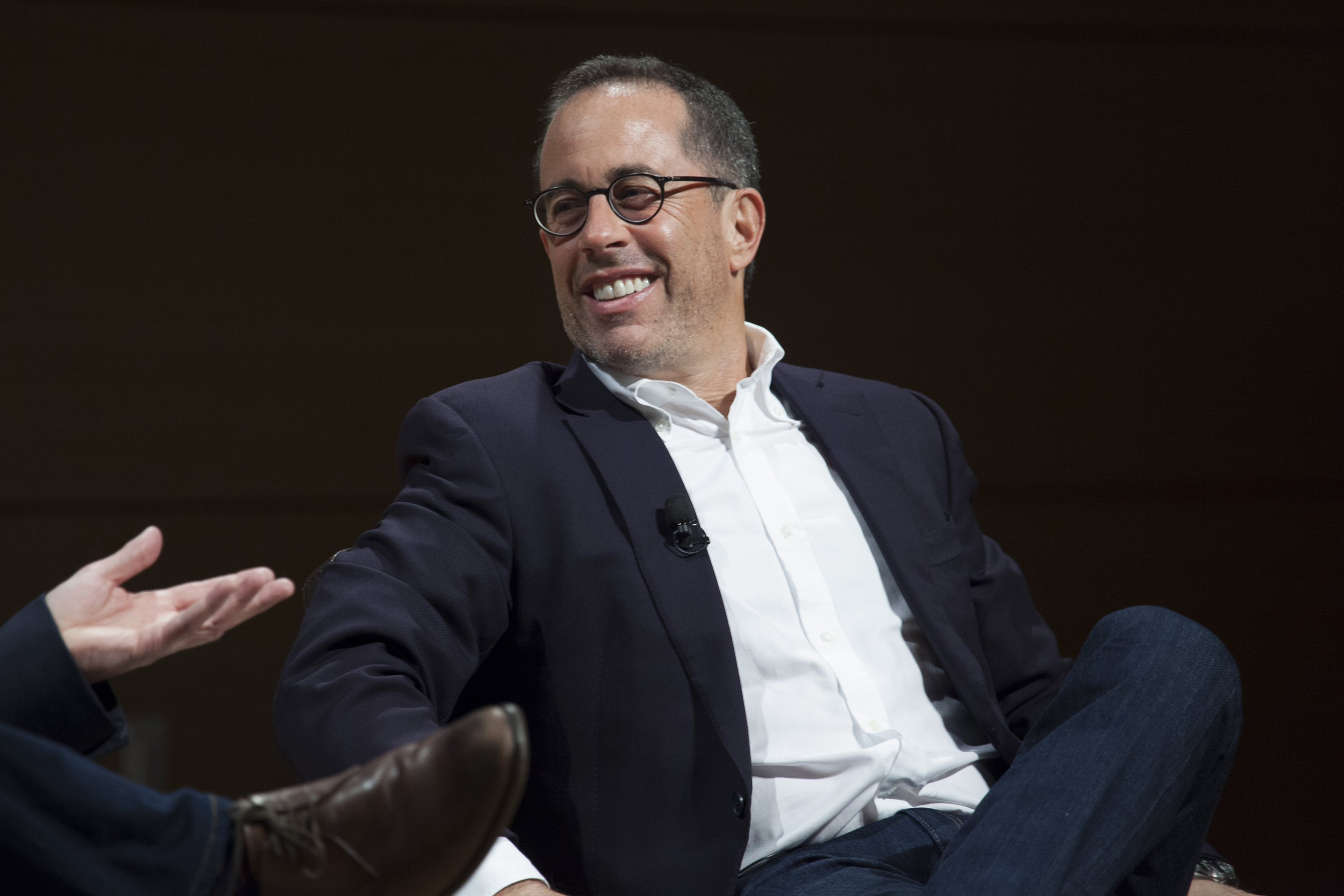 Jerry Seinfeld attends TimesTalks at The New School on December 1, 2016 in New York City. (Santiago Felipe—Getty Images)