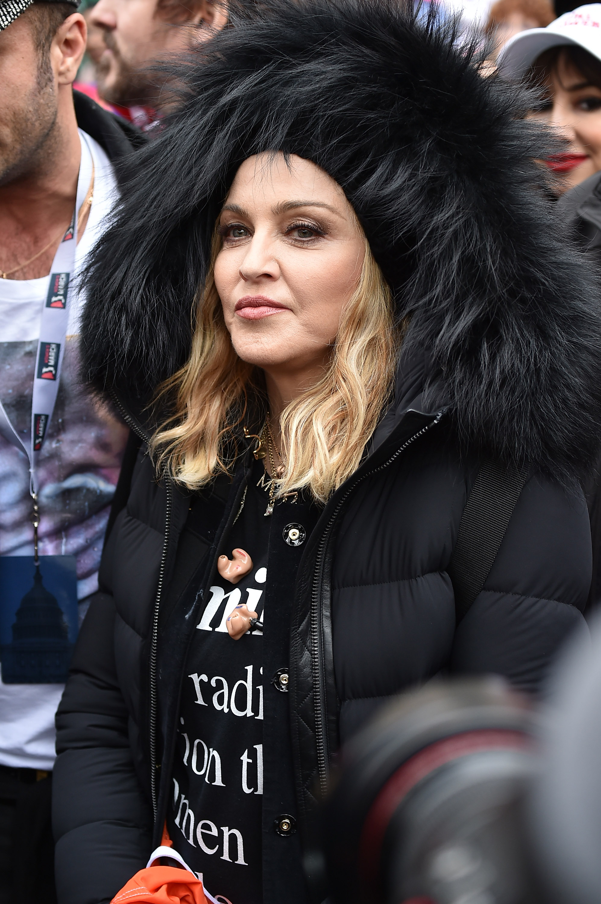 Madonna attends the Women's March on Washington on January 21, 2017 in Washington, DC.  Theo Wargo&mdash;Getty Images (Theo Wargo&mdash;Getty Images)