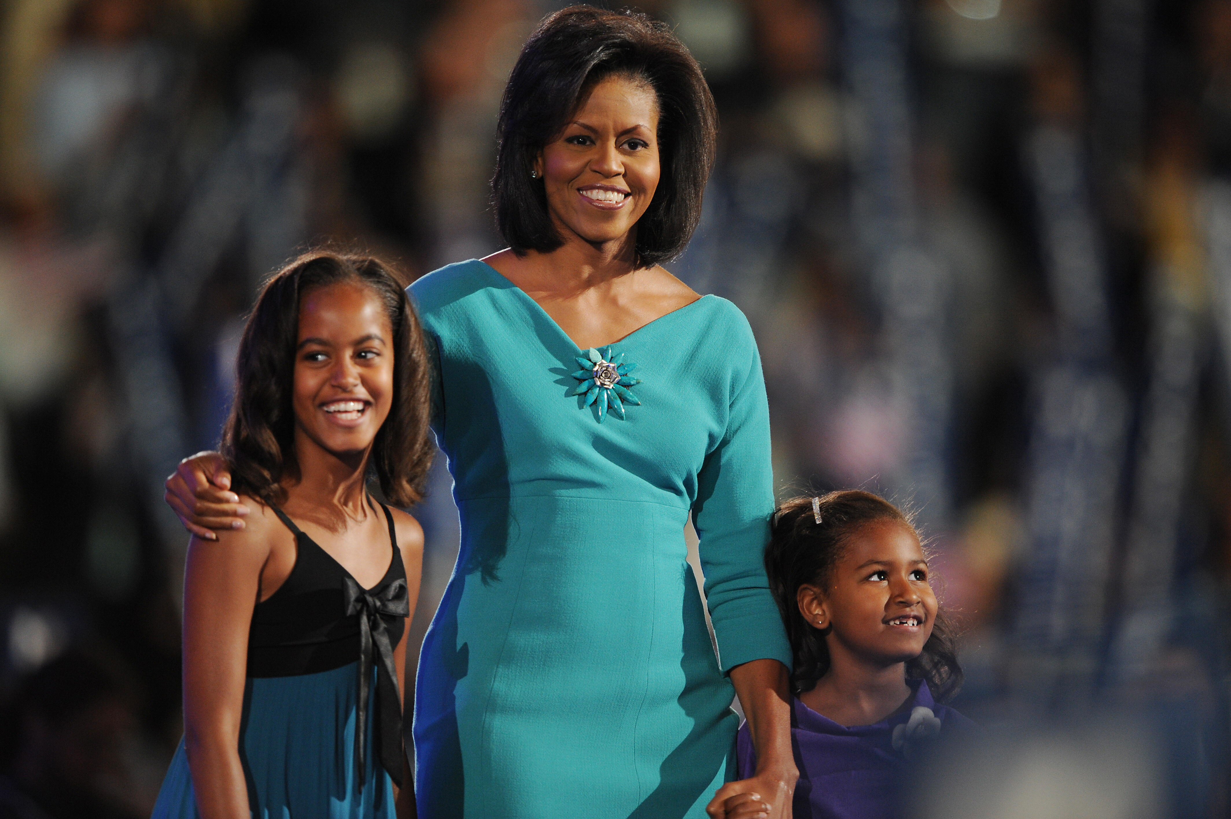 Michelle Obama, wife of Democratic Presi