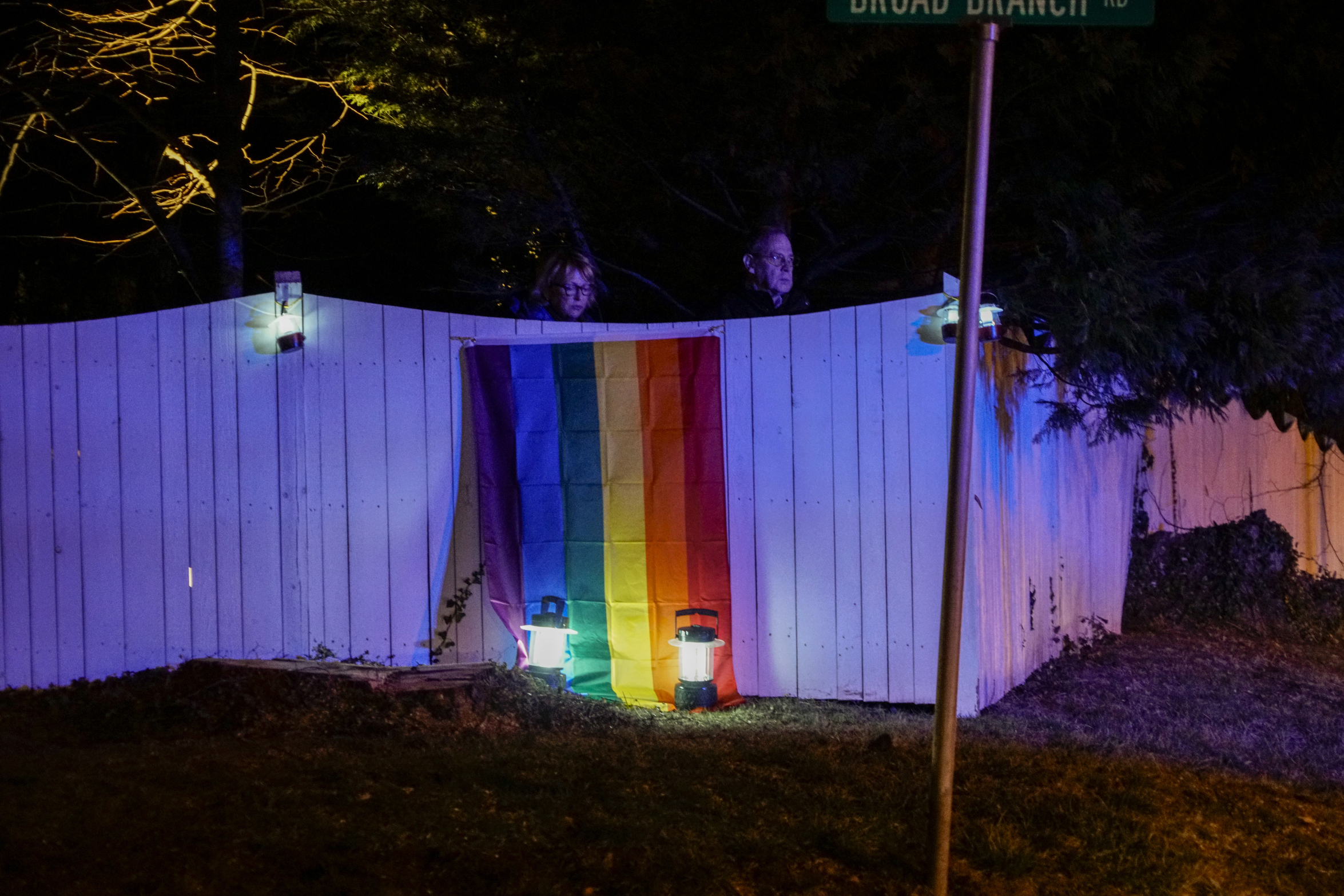 2017. Chevy Chase, Maryland. USA.  The "Queer Dance Party at Mike Pence's House," a dance event organized by LGBTQ activist groups DisruptJ20 and WERK for Peace to protest Mike Pence's record on gay and transgender rights.