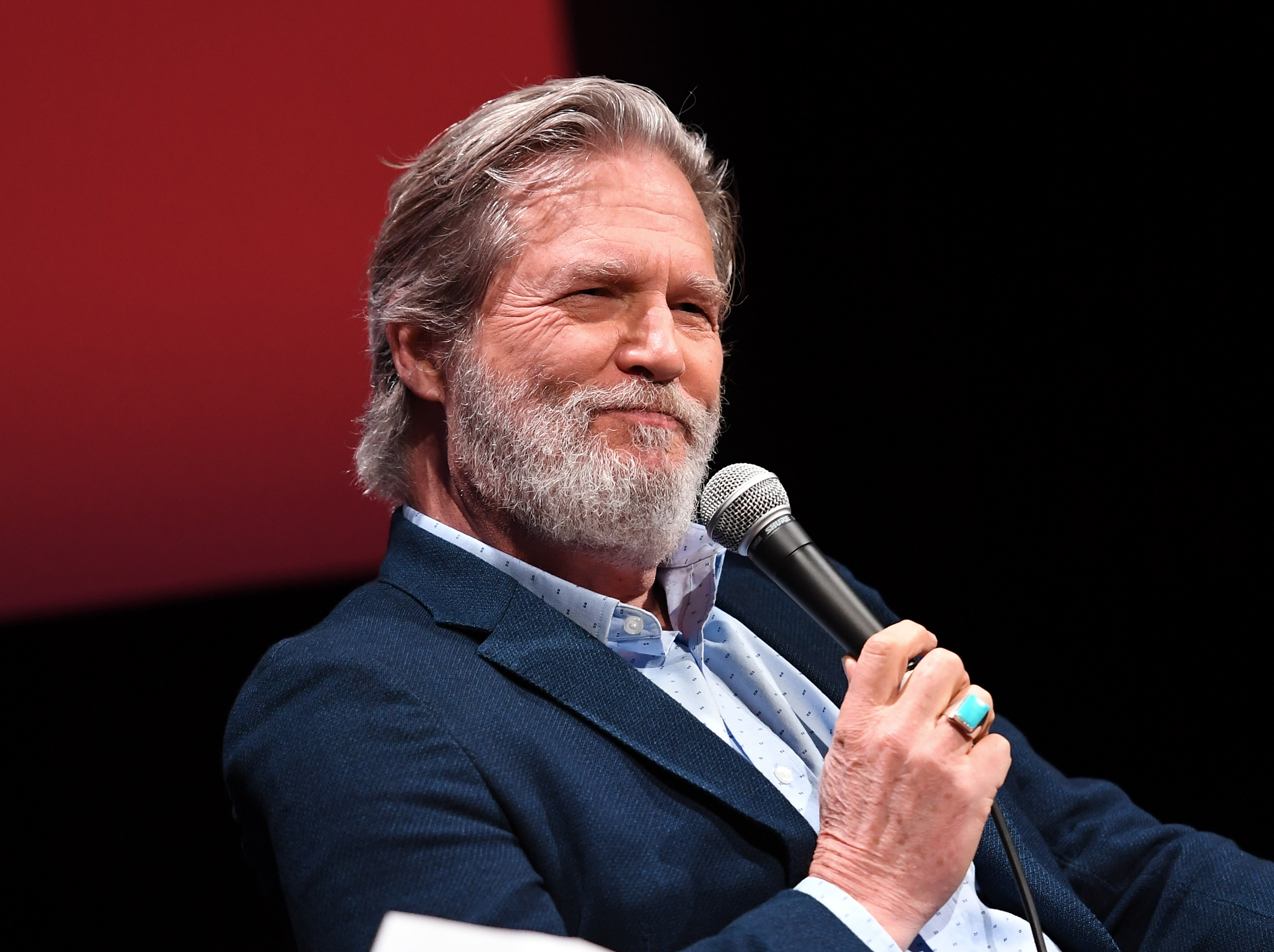 Actor Jeff Bridges speaks on January 4, 2017, during an event in New York. (ANGELA WEISS—AFP/Getty Images)