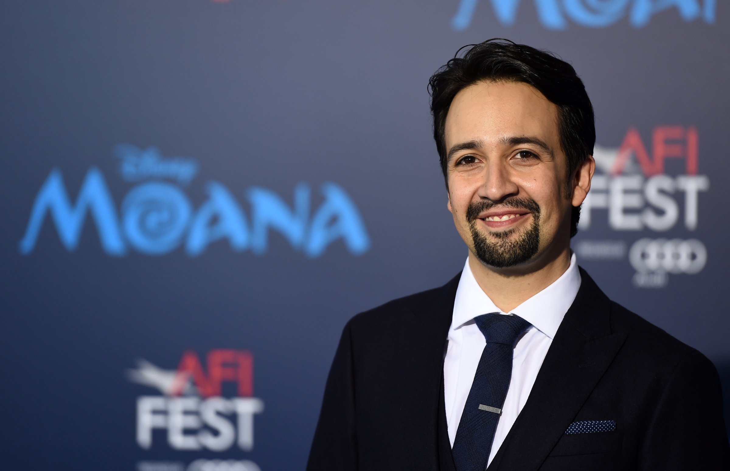 Actor and rapper Lin-Manuel Miranda arrives at the AFI FEST 2016 Presented By Audi premiere of Disney's "Moana" at the El Capitan Theatre on November 14, 2016 in Hollywood, California.
