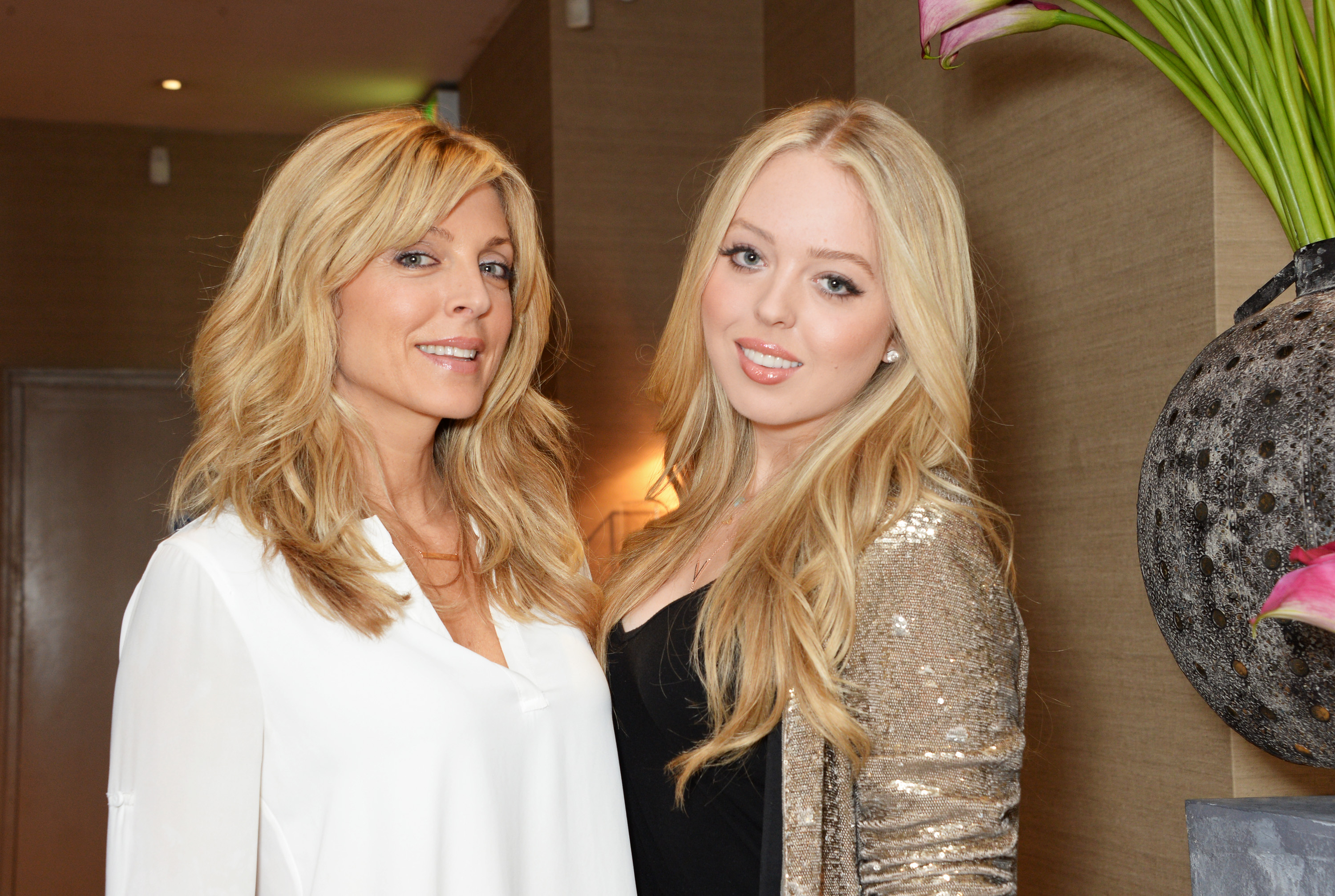 LONDON, ENGLAND - JULY 28:  Marla Maples (L) and Tiffany Trump have dinner at Sumosan on July 28, 2014 in London, England.  (Photo by David M. Benett/Getty Images) (David M. Benett—Getty Images)