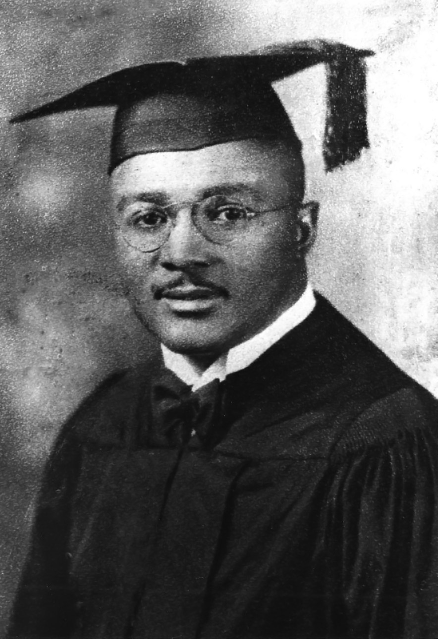 Martin Luther King, Sr.’s graduation photo, taken upon earning his degree from Morehouse College in 1930. By the time he earned his degree, he had three children and was next in line to take the pulpit at Ebenezer Baptist Church.